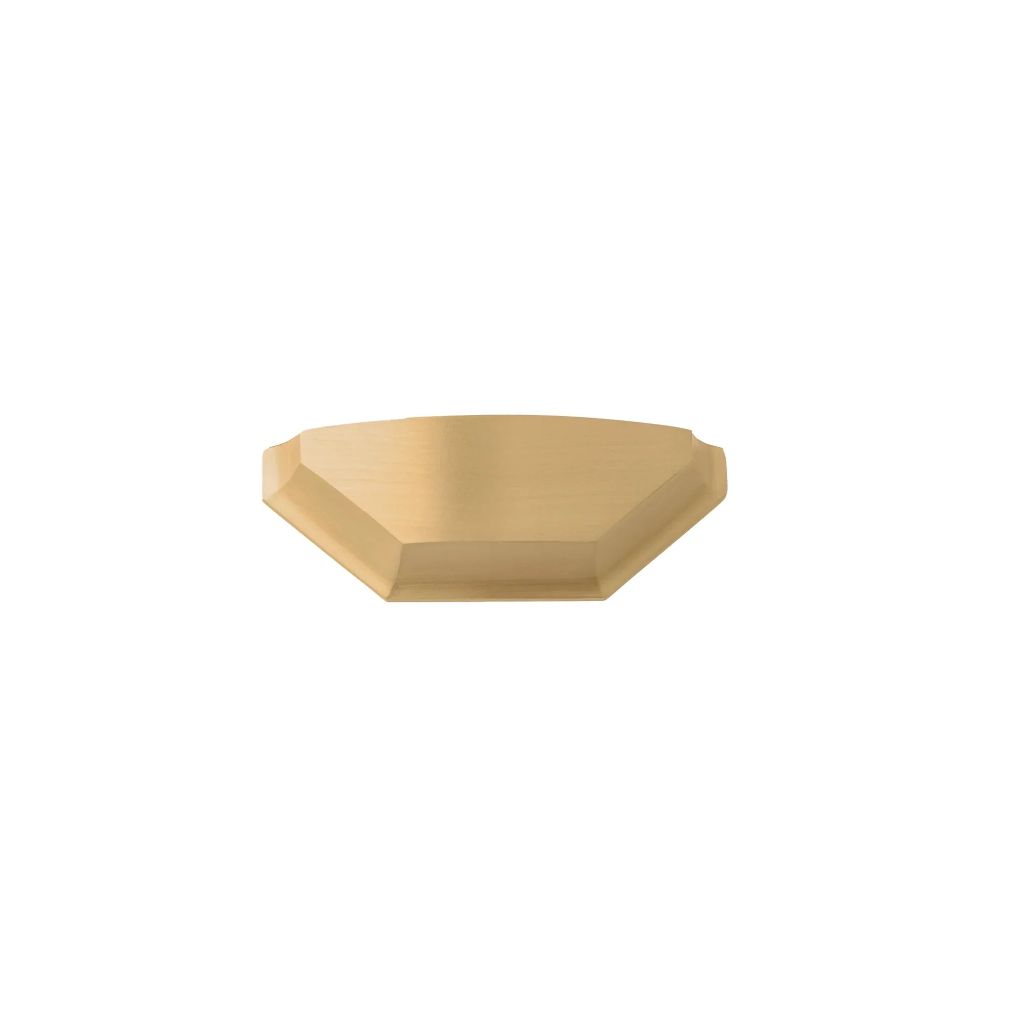 Mantara Hexa Pull Handle B-0101 is a modern brass handle in brushed gold ideal for drawers, cupboards, and cabinets.