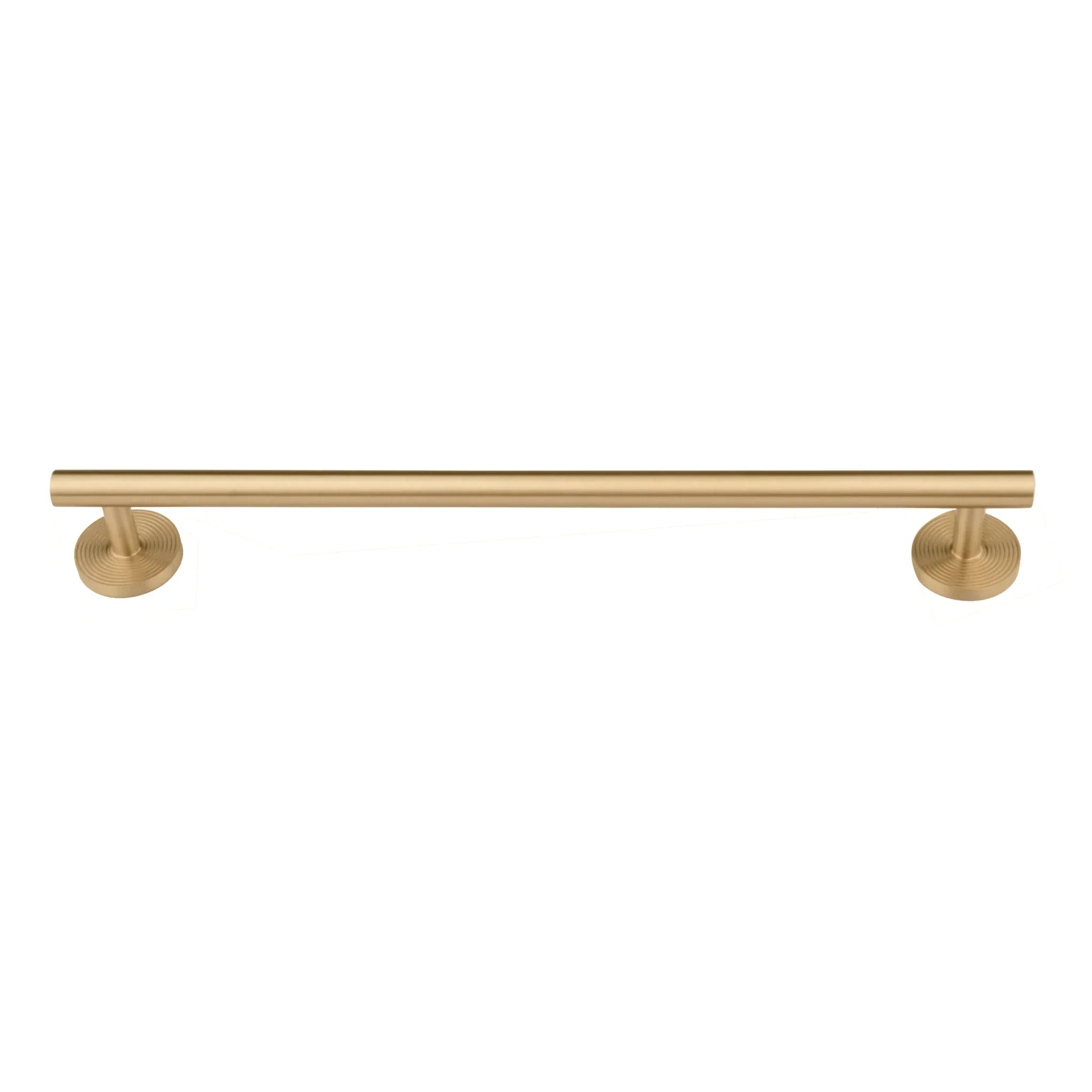 Mantara Holistic Handle B-0073 is a modern gold brushed brass handle, ideal for wardrobes, doors, cabinets, and bathrooms.
