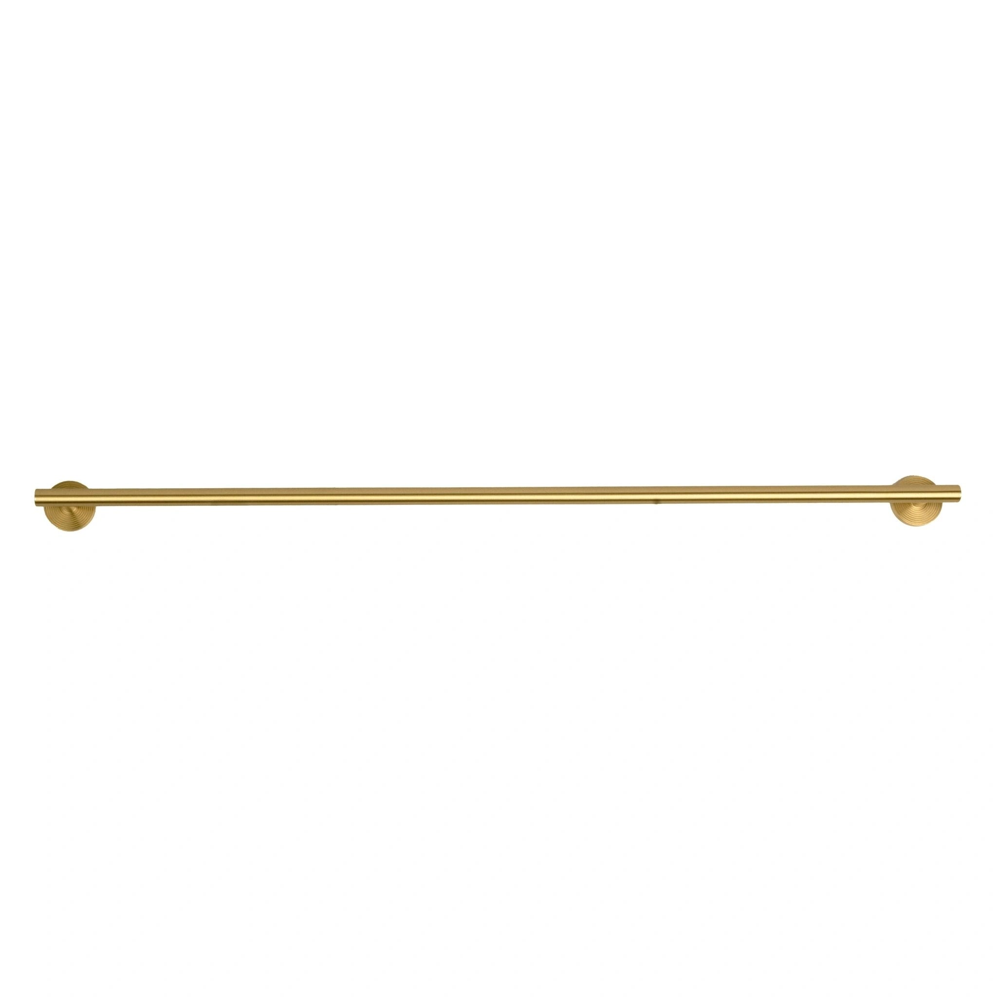 Mantara Holistic Handle B-0073 is a modern gold brushed brass handle, ideal for wardrobes, doors, cabinets, and bathrooms.