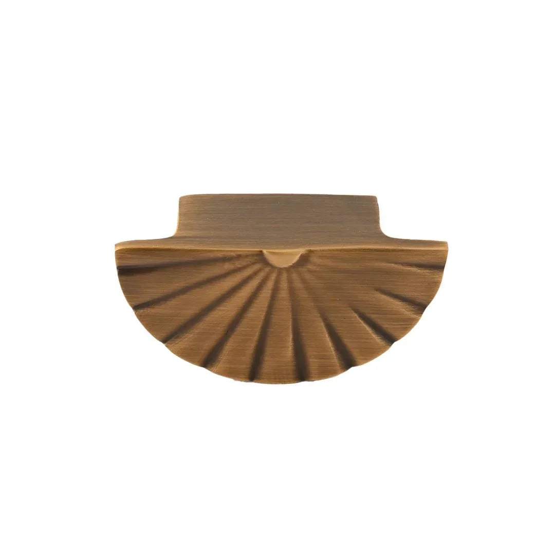 The Mantara B-0029 Kanti Knob is a modern brass knob in brushed gold and bronze, ideal for doors, kitchens, and cabinets.