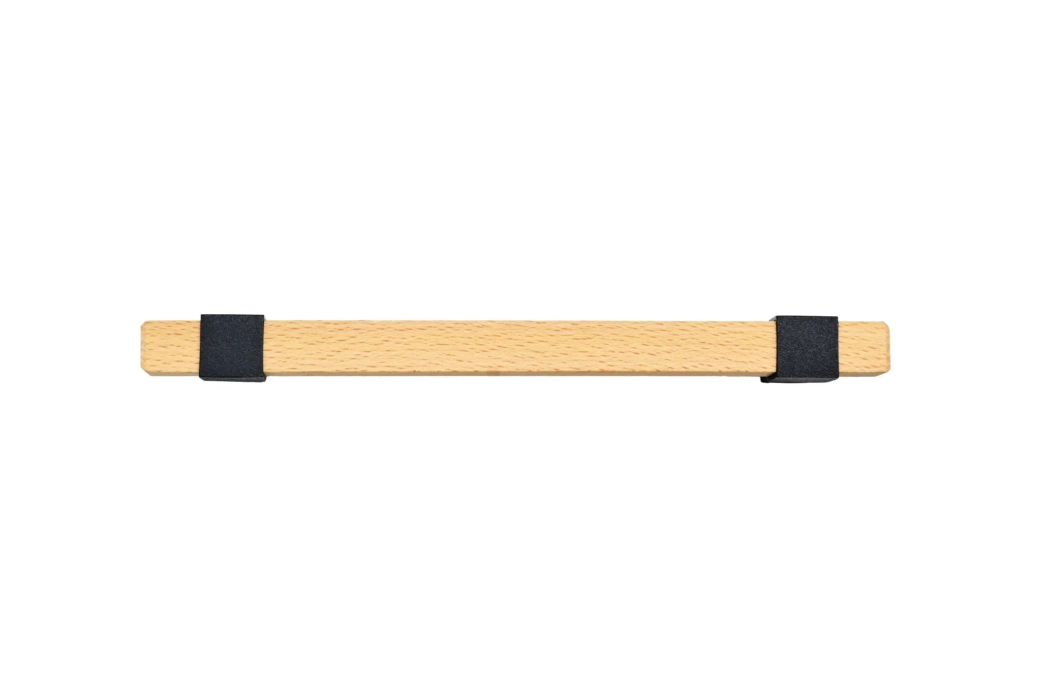 Mantara Lorien Handle W-0028 is a modern zinc and beech wood handle in black ideal for kitchen and dresser drawers.
