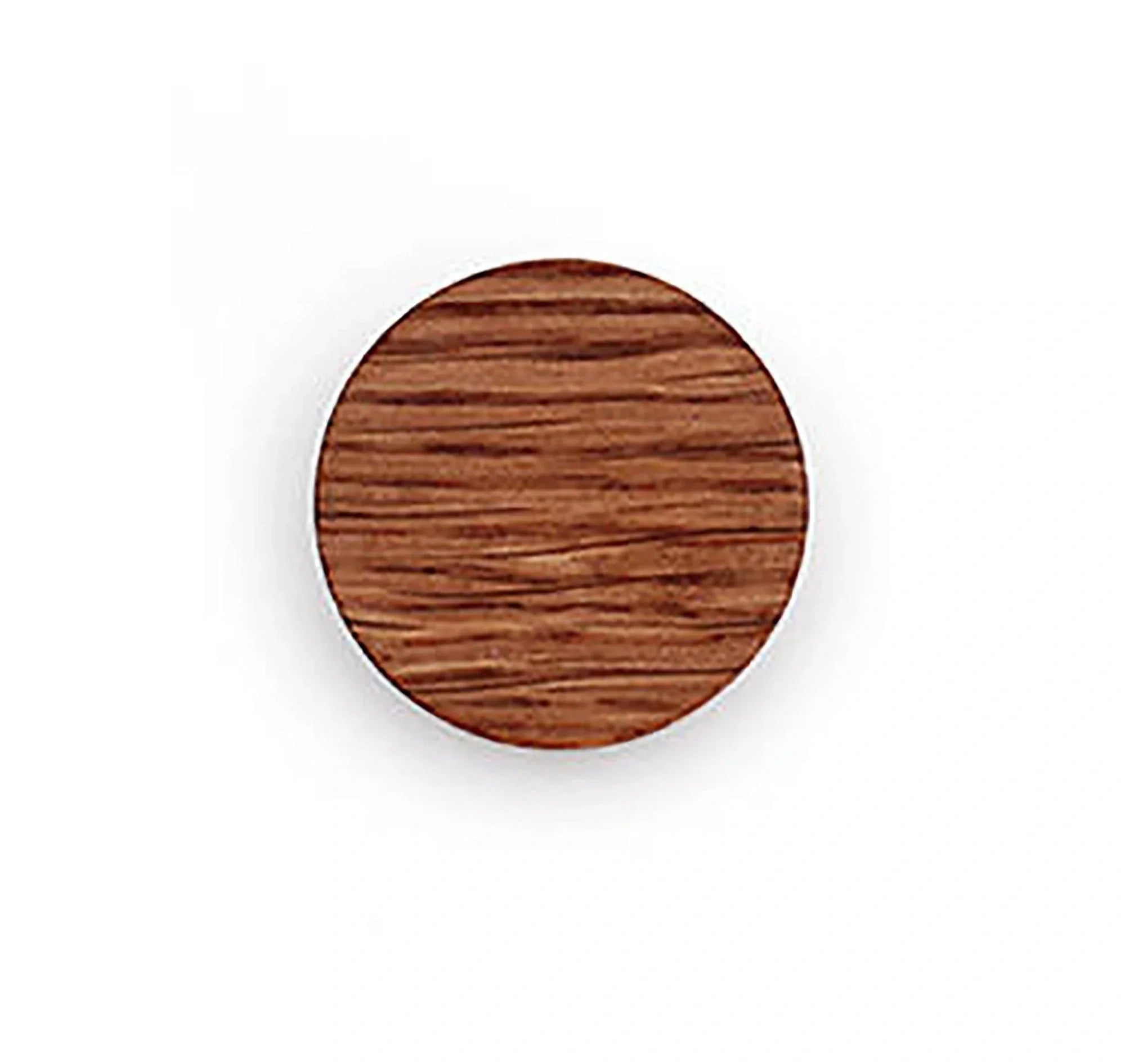 Mantara Lumber Knob W-0002 is a modern wooden knob in brown, ideal for wardrobes, kitchens, drawers, and cabinets.