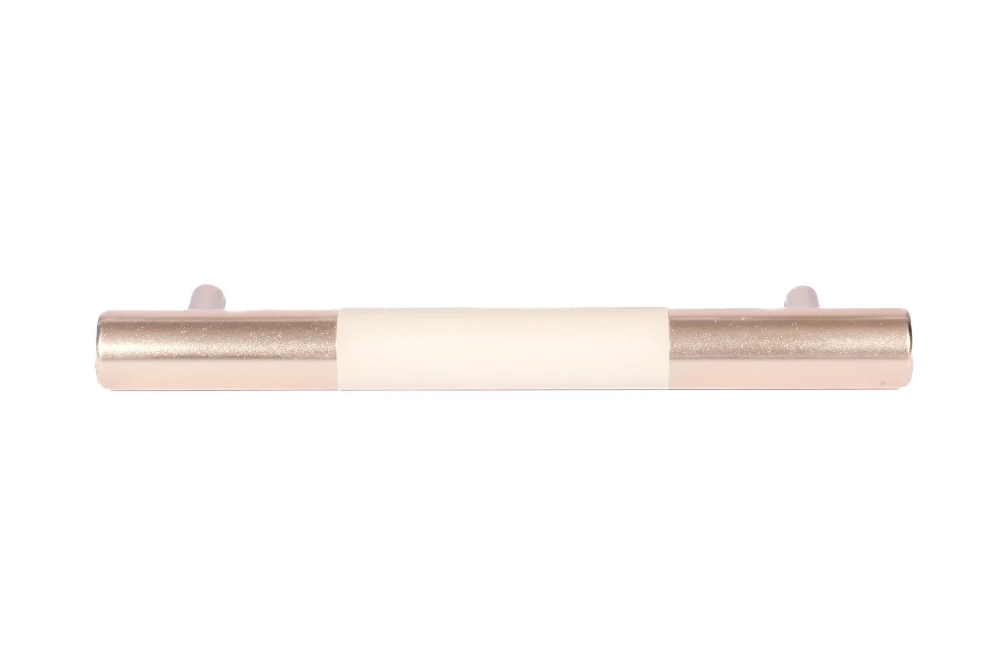The Mantara L-0010 Lyra Handle is a modern aluminium + leather handle in white, ideal for kitchens, cabinets, and wardrobes.
