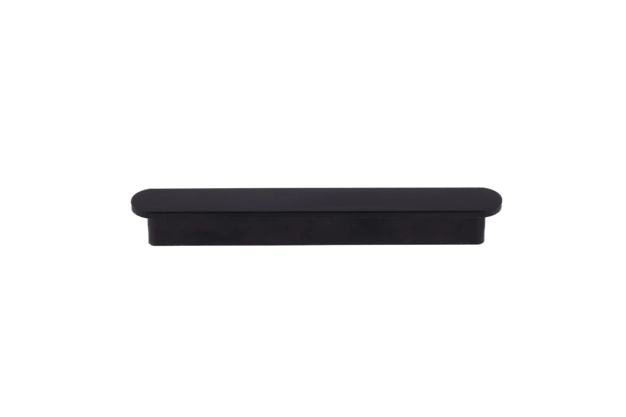 The Mantara AL-0021 Handle is a modern aluminum handle in black with a brushed finish, perfect for cabinets, wardrobes, and drawers.