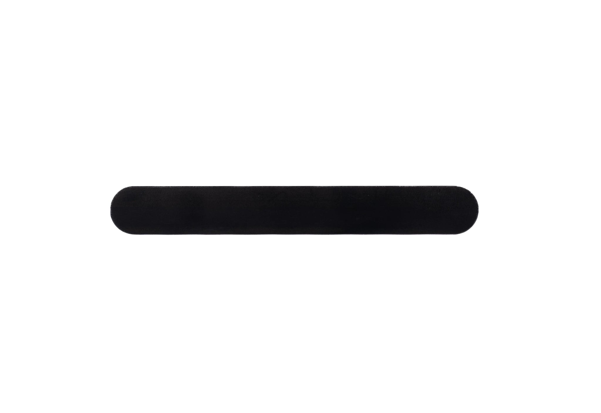 A minimalist drawer handle, Adele in aluminum with brushed brass bar and matte black mounts, model AL-0021 by Mantara.