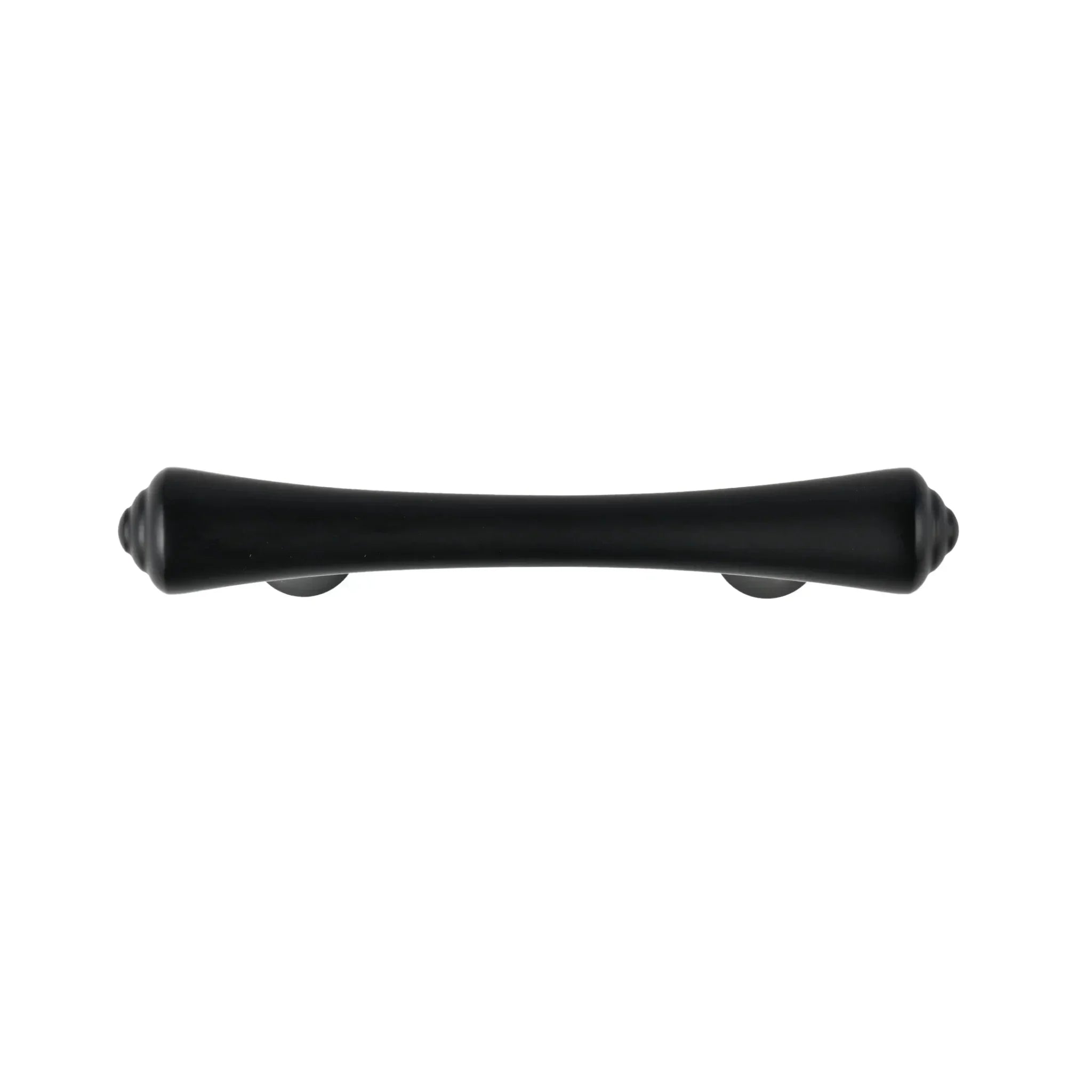 Mantara Raphael Handle B-0068 is a modern brushed brass handle in black, ideal for kitchens, drawers, and wardrobes.