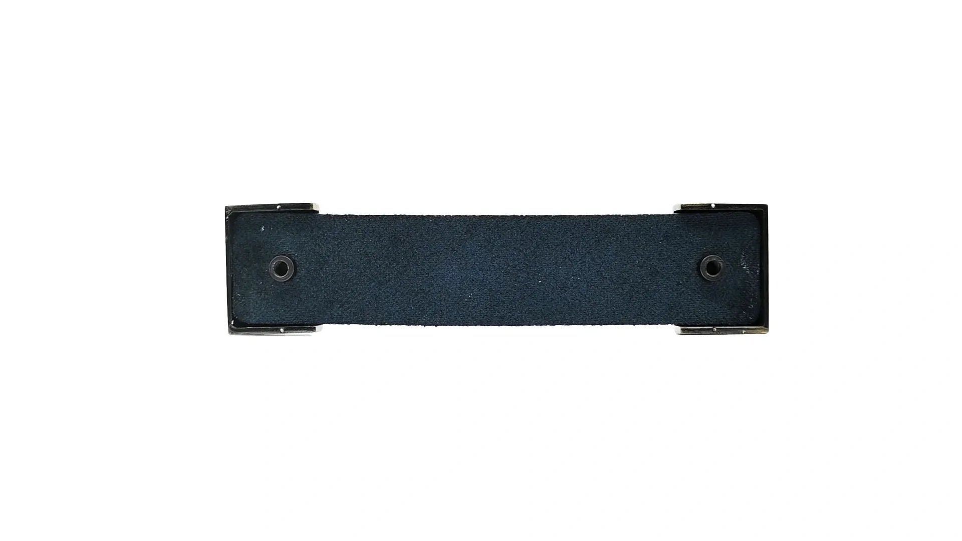 The Mantara L-0015 is a modern crystal handle in blue, ideal for kitchen drawers and dressers.