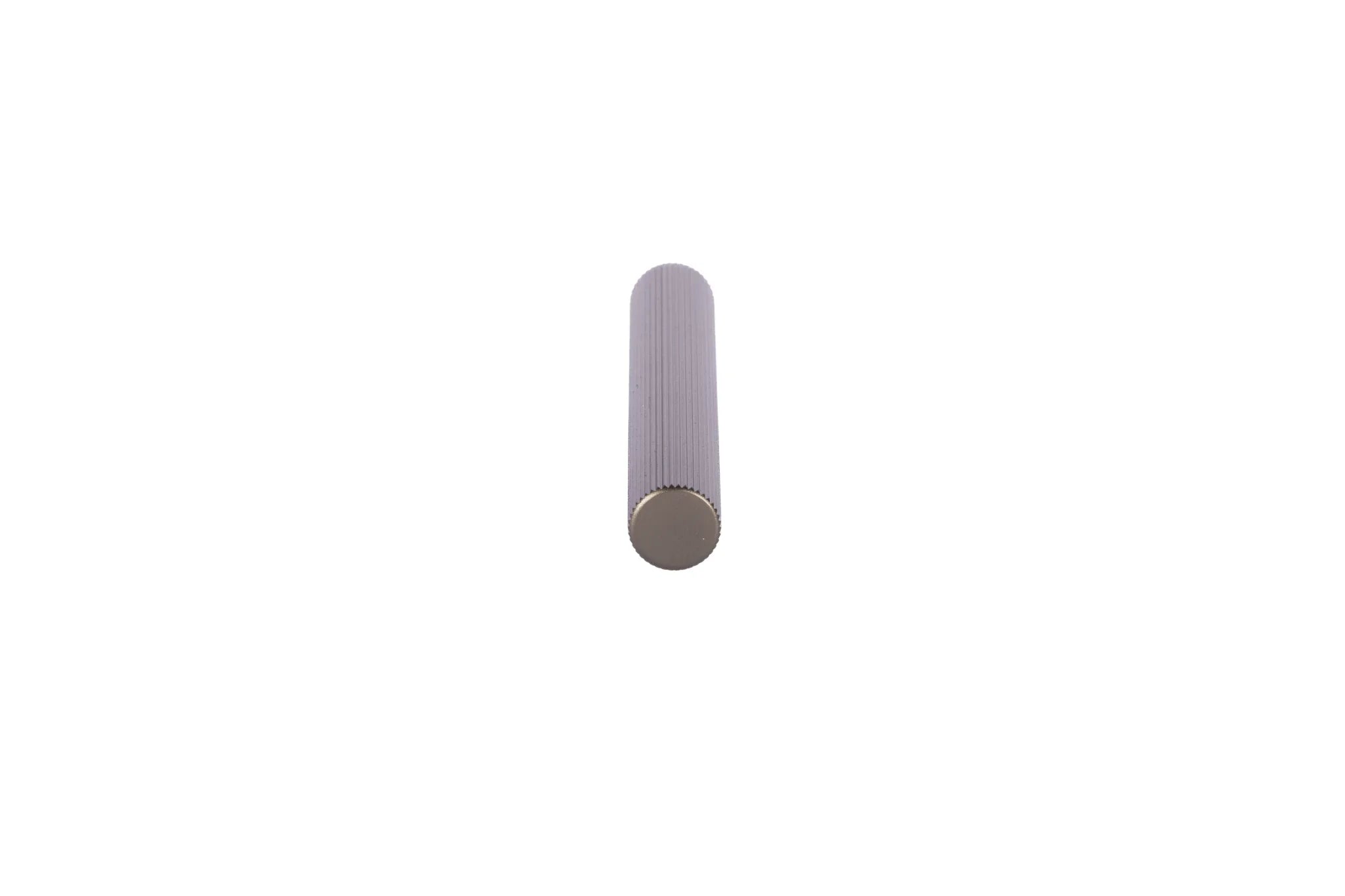 The Mantara AL-0012 Mara Handle is a modern aluminum handle in grey with a brushed finish, ideal for kitchens and drawers.