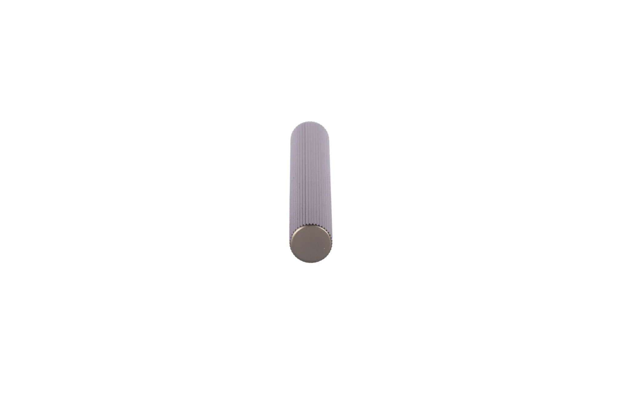 The Mantara AL-0012 Mara Handle is a modern aluminum handle in grey with a brushed finish, ideal for kitchens and drawers.