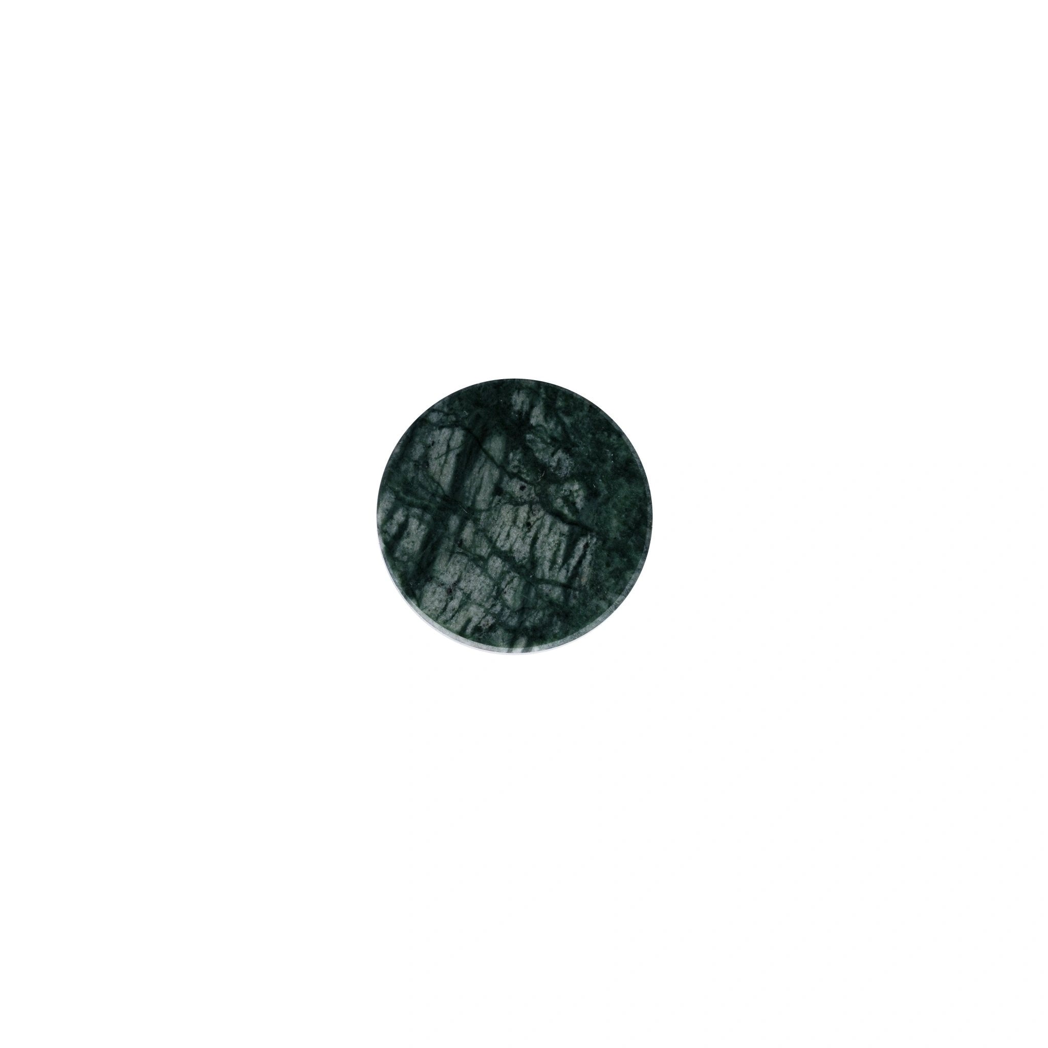 Mantara Marbella Knob M-0011 is a modern brass & marble knob in green, ideal for kitchen, drawers & cabinets.