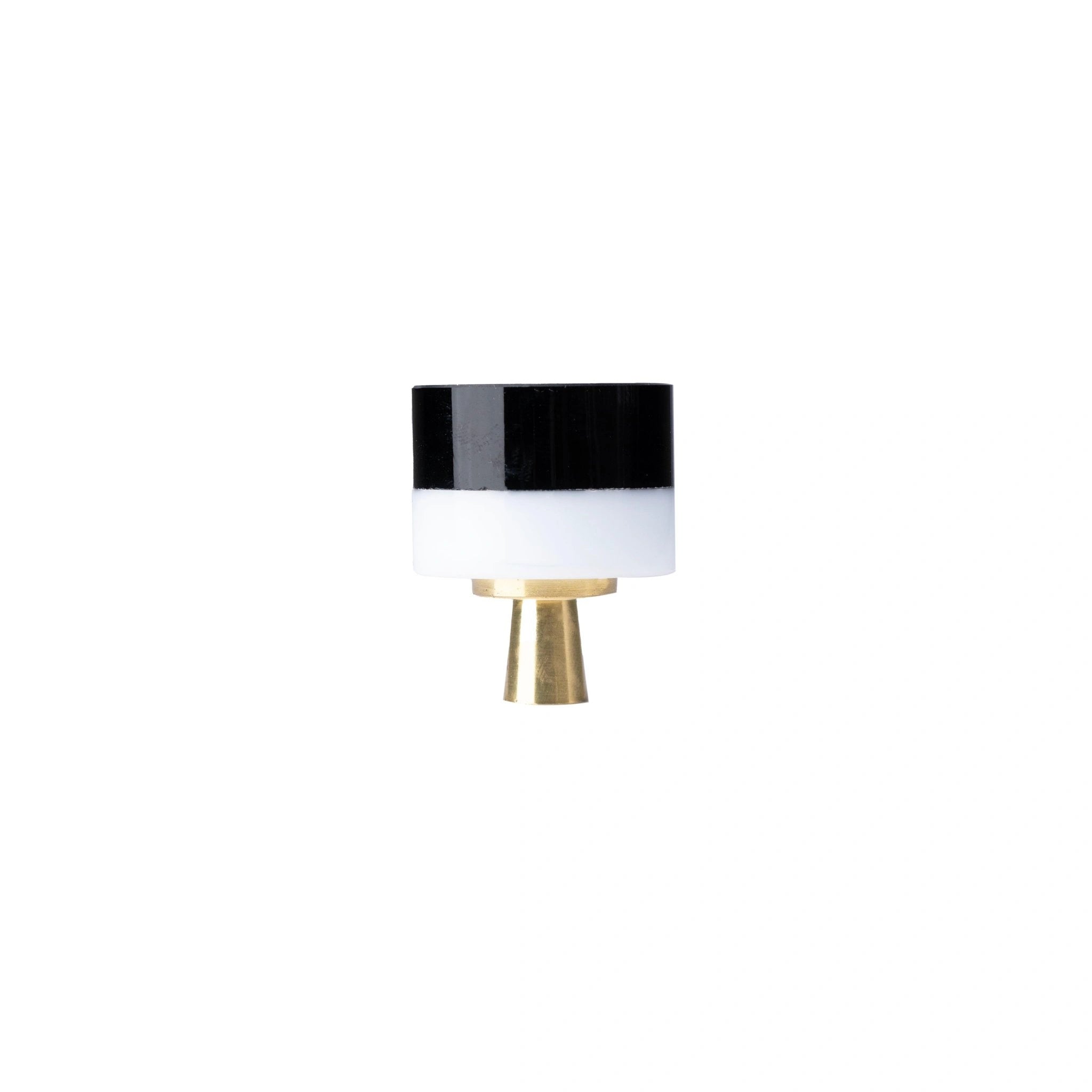 Mantara Marbella Knob M-0011 is a modern brass & marble knob in black, ideal for kitchen, drawers & cabinets.