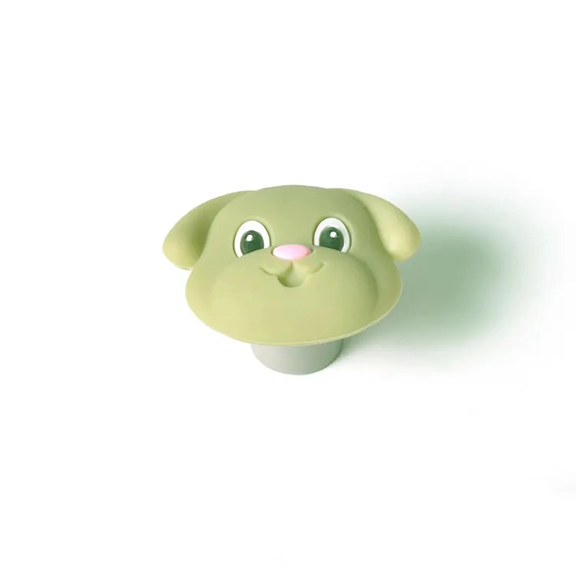 Mantara Max Knob S-0002 is a modern zinc alloy & silicone knob in green, ideal for all types of drawers.