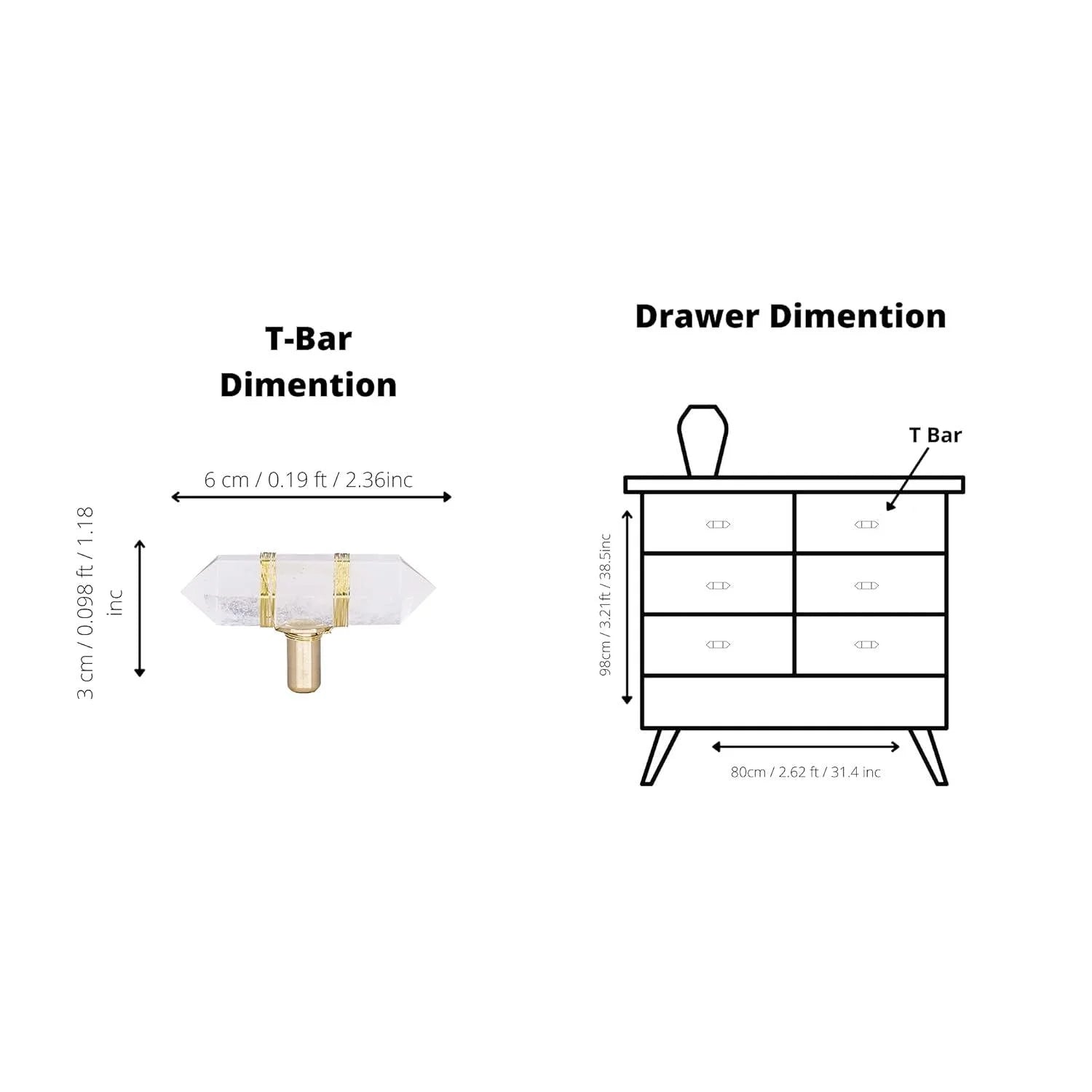 The Mantara C-0013 Mystic Handle is a modern crystal and brass knob in pink, ideal for drawers and cabinets.