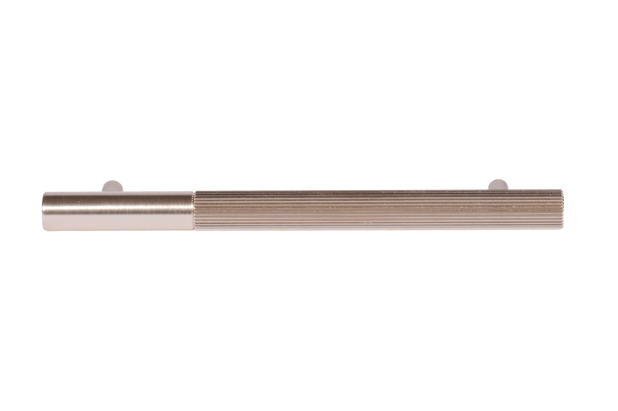 Neera handle AL-0011, gold aluminum, L168mm CC128mm, brushed finish, for kitchen drawers & cabinets by Mantara