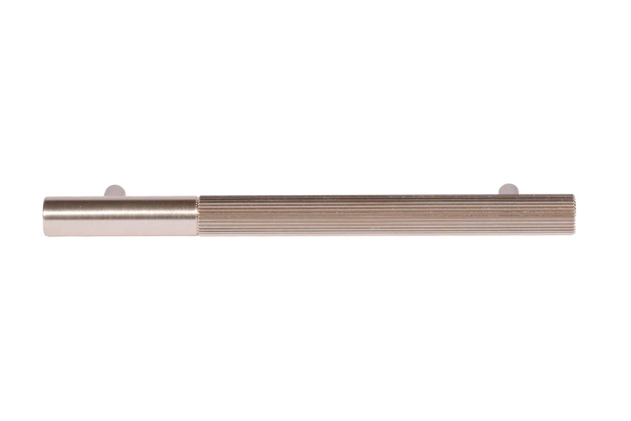 Neera handle AL-0011, gold aluminum, L168mm CC128mm, brushed finish, for kitchen drawers & cabinets by Mantara