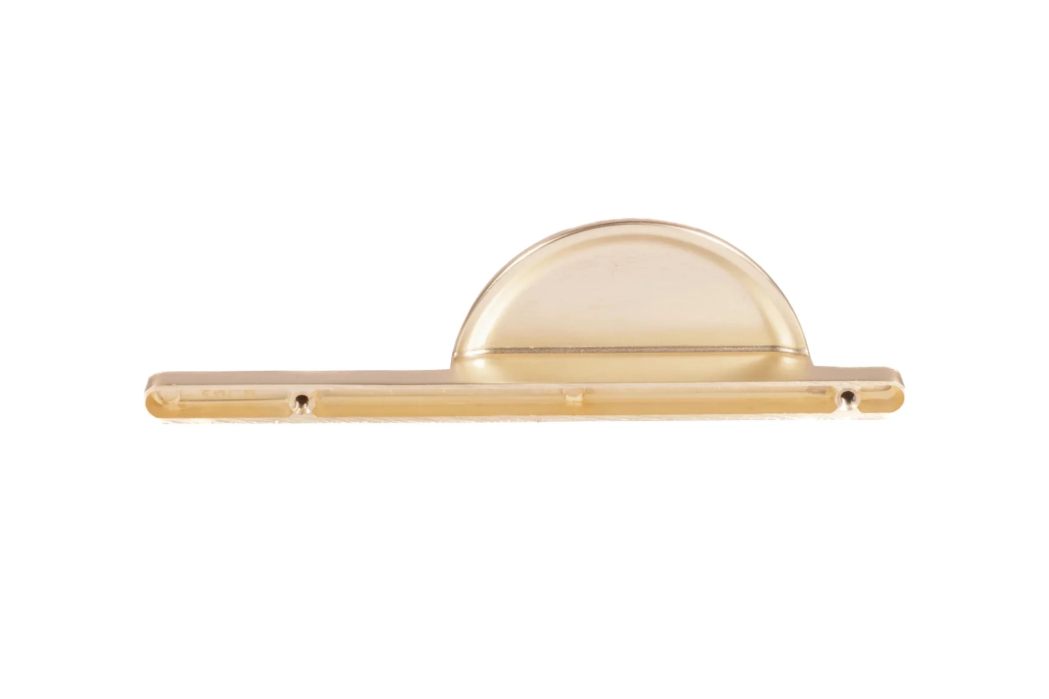 Mantara Noor Handle Z-0037 is a modern zinc handle in brushed gold finish, ideal for kitchen and dresser drawers.