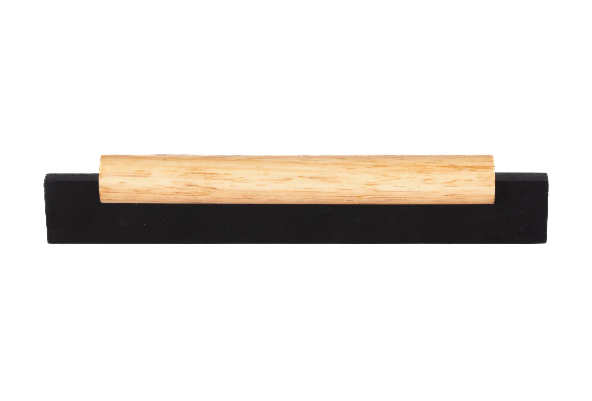 Mantara Oakley Handle W-0033 is a modern zinc alloy and beech wood handle in black, ideal for kitchen and dresser drawers.
