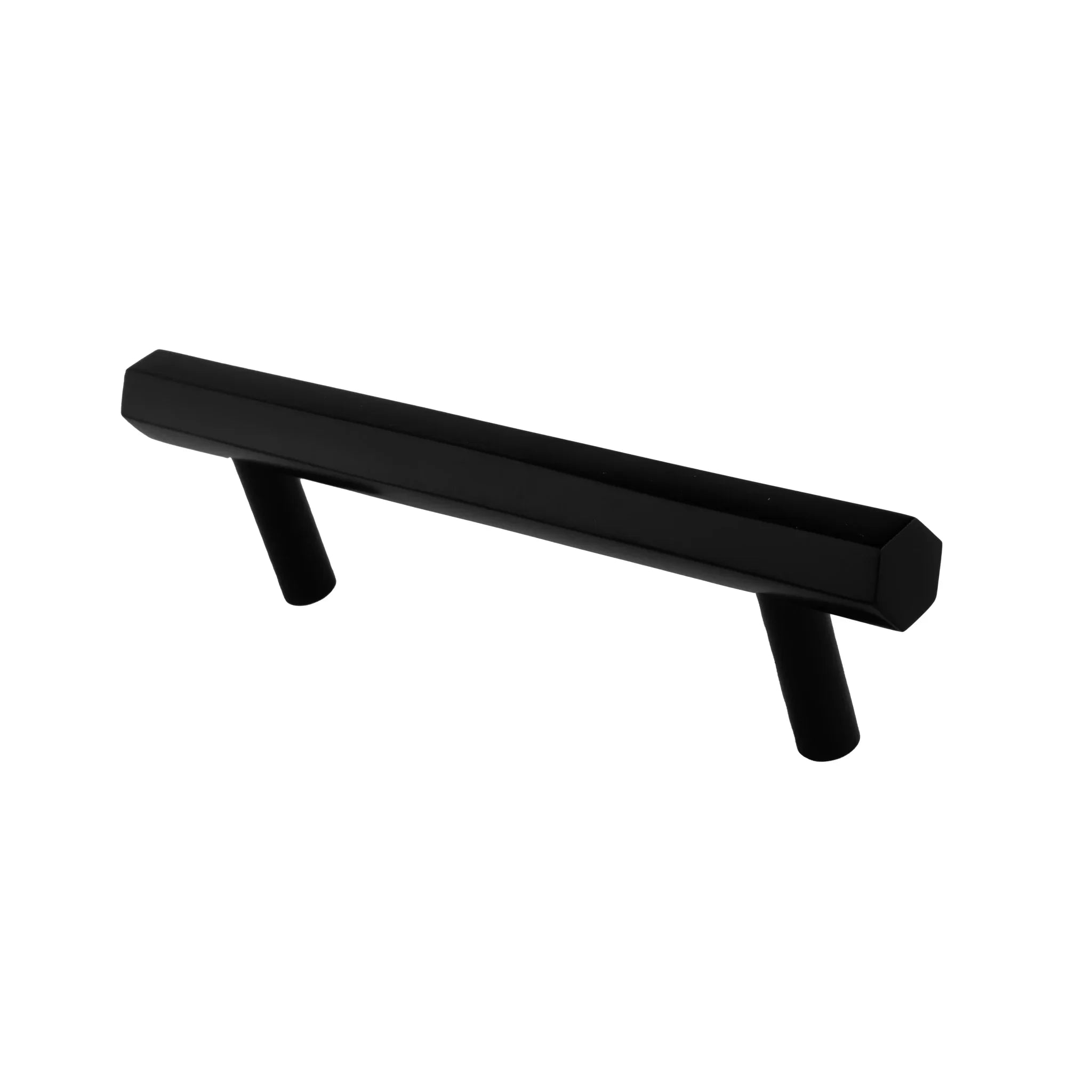The Mantara B-0052 Oblivion T-Bar Handle is a modern solid brass handle in matte black, gold, and bronze, ideal for cabinets, kitchens, bedrooms, and drawers.