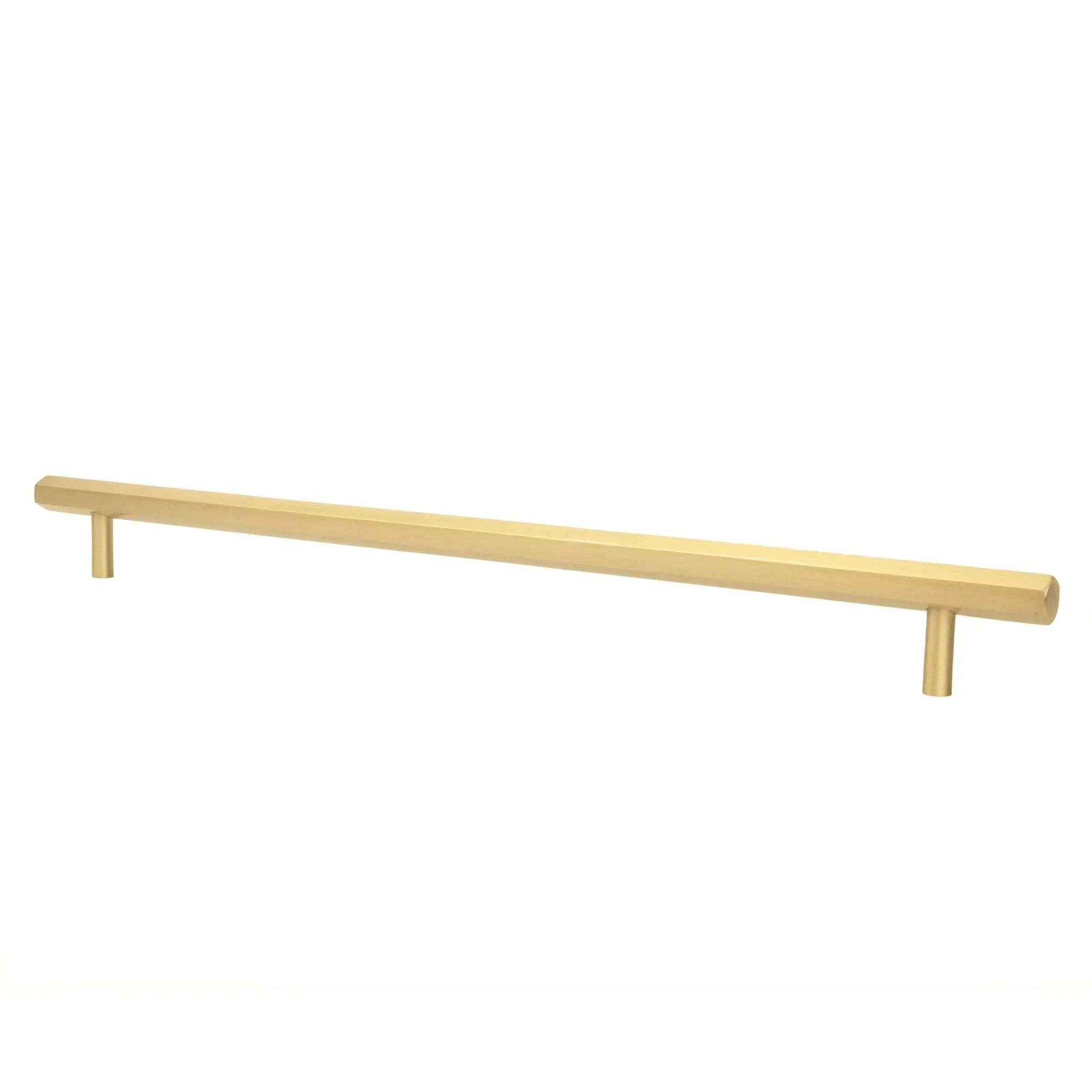 The Mantara B-0052 Oblivion T-Bar Handle is a modern solid brass handle in matte black, gold, and bronze, ideal for cabinets, kitchens, bedrooms, and drawers.