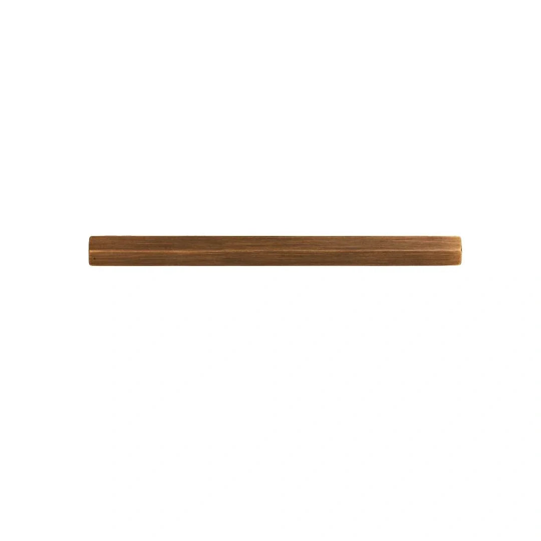 The Mantara B-0052 Oblivion T-Bar Handle is a modern solid brass handle in bronze, ideal for cabinets and kitchens.
