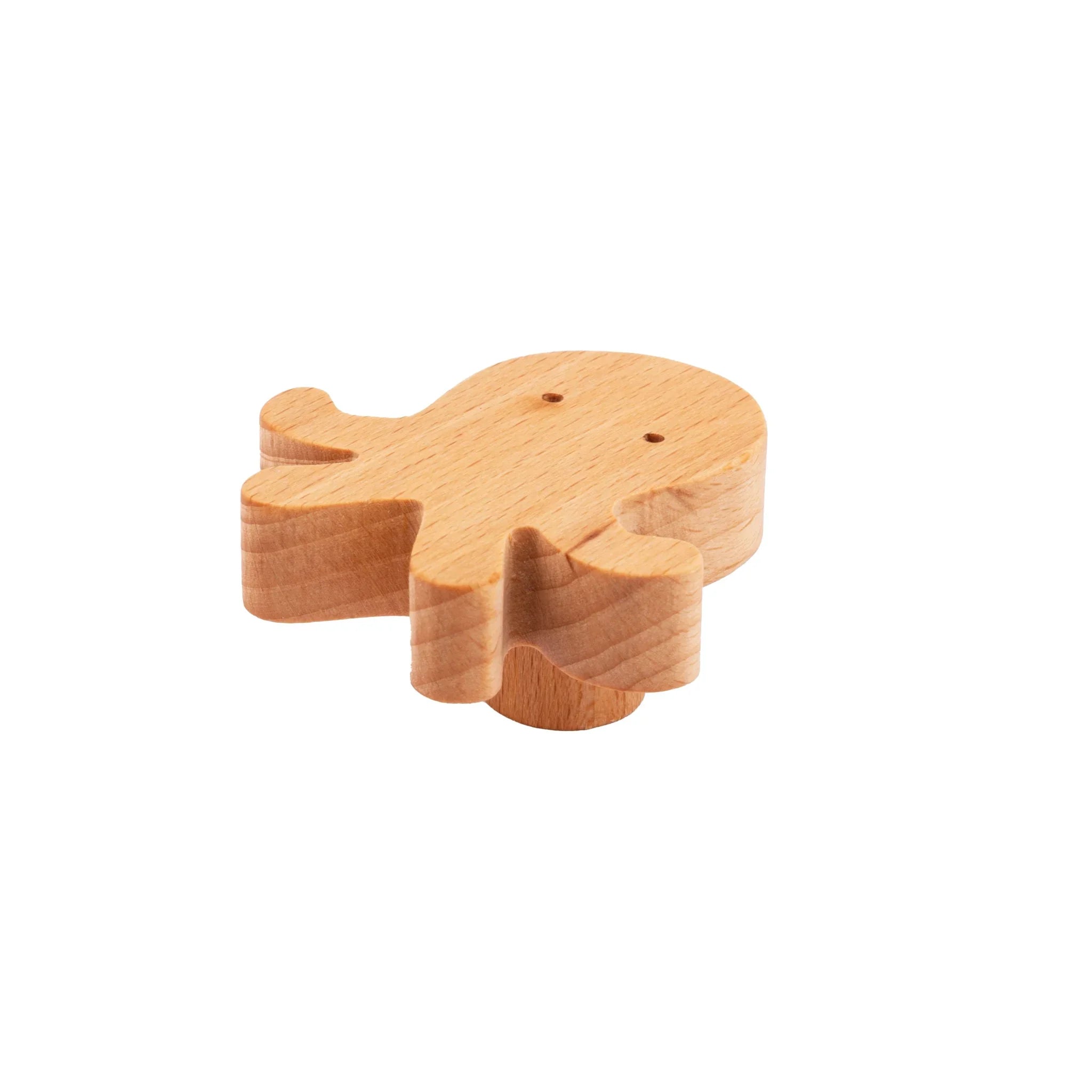 Mantara Octopus Knob W-0024 is a modern beige wooden knob/hook, ideal for kids’ rooms, doors, and cabinets.
