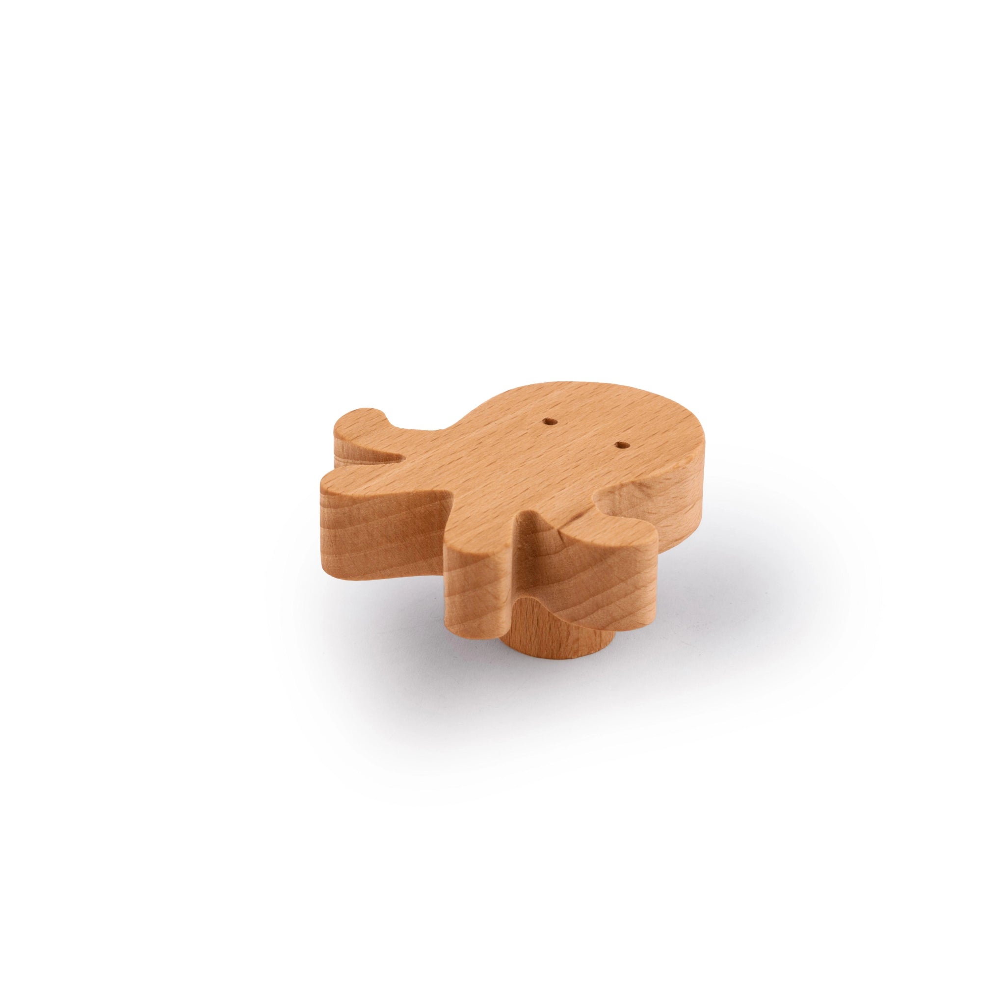 Mantara Octopus Knob W-0024 is a modern beige wooden knob/hook, ideal for kids’ rooms, doors, and cabinets.