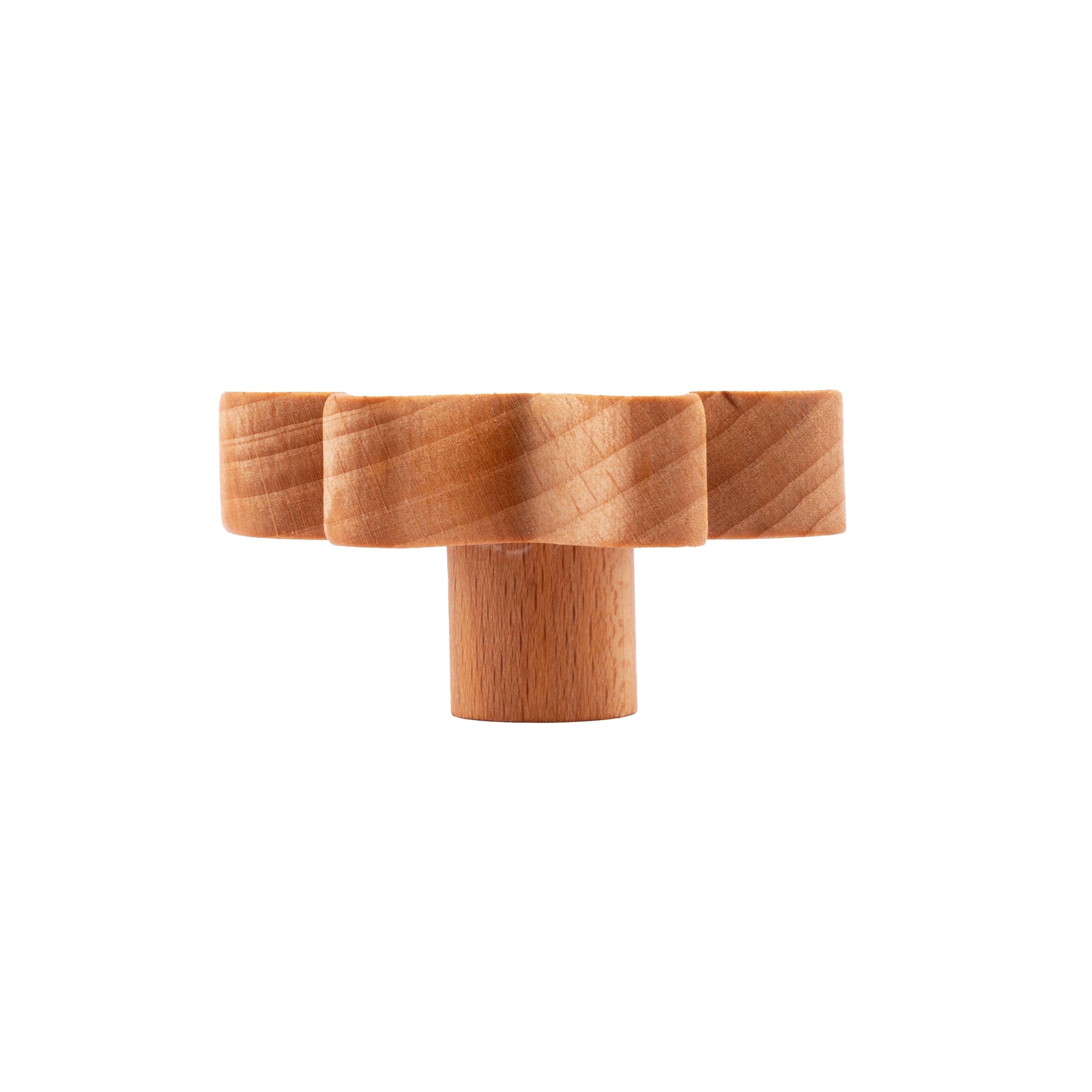 Mantara Octopus Knob W-0024 is a modern beige wooden knob/hook, ideal for kids’ rooms, doors, and cabinets.