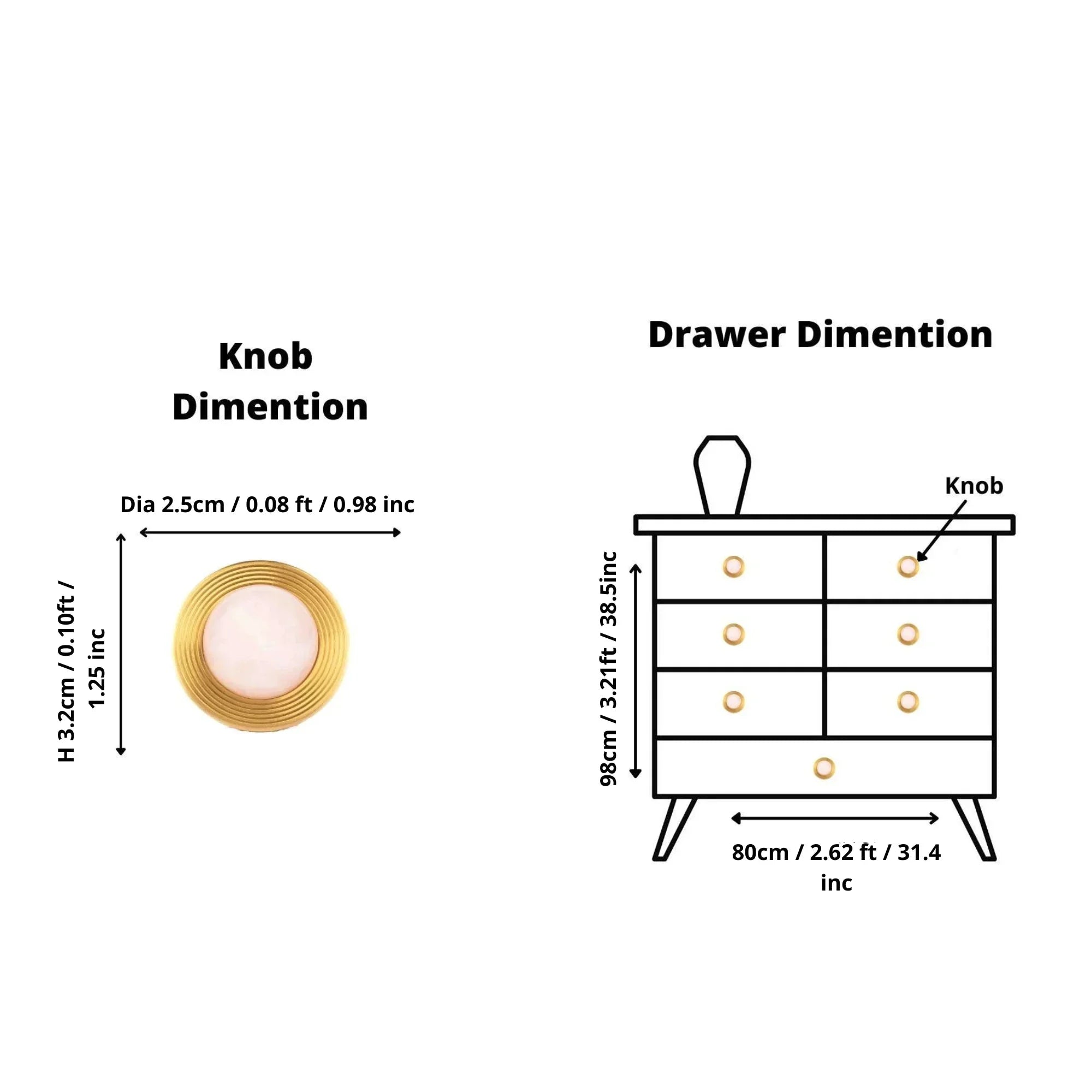 The Mantara C-0017 Opalia Knob is a modern crystal and brass knob pink, ideal for drawers and cabinets.