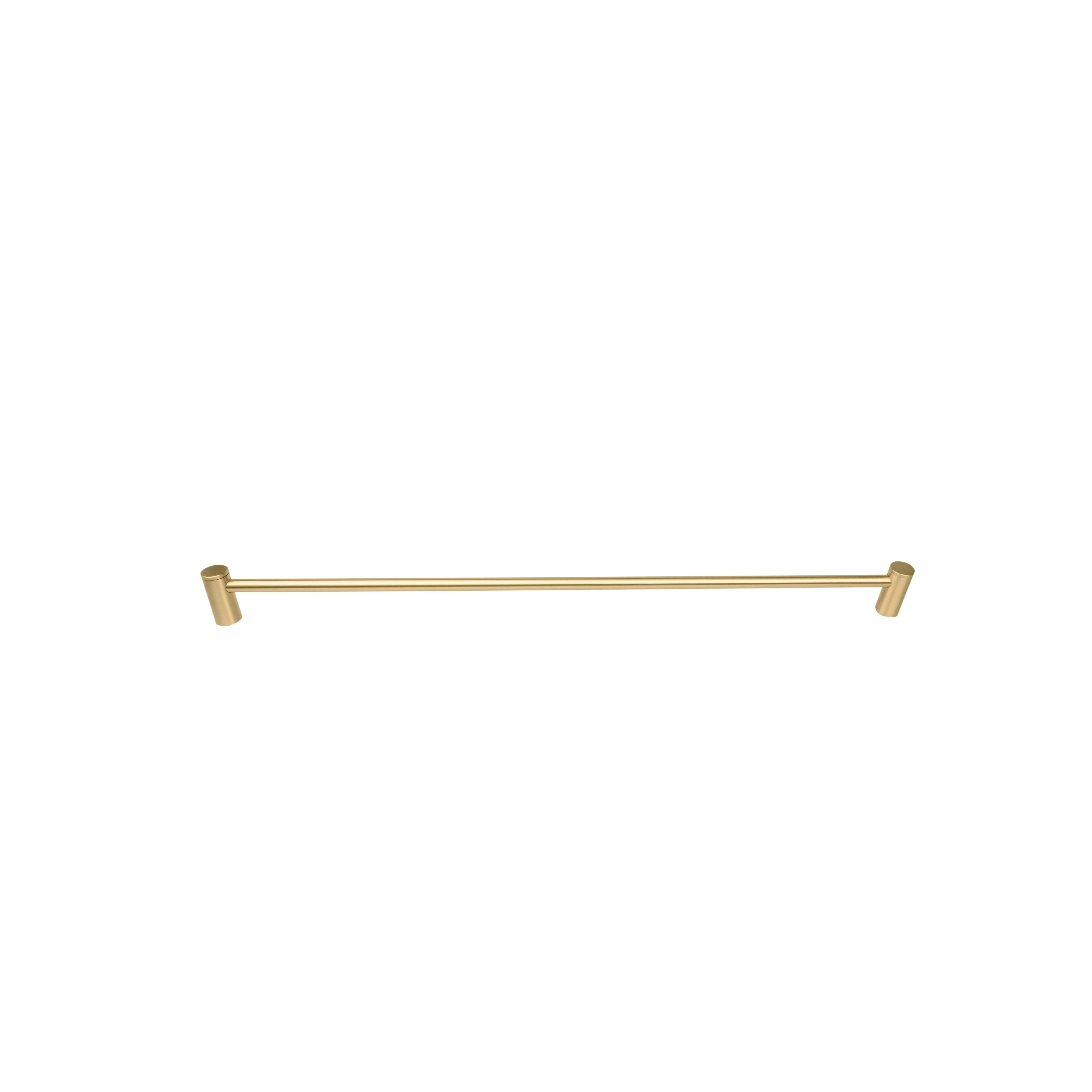 Mantara Marula Handle SKU B-0081 is a modern solid brass handle in polished gold for wardrobes and cabinets.