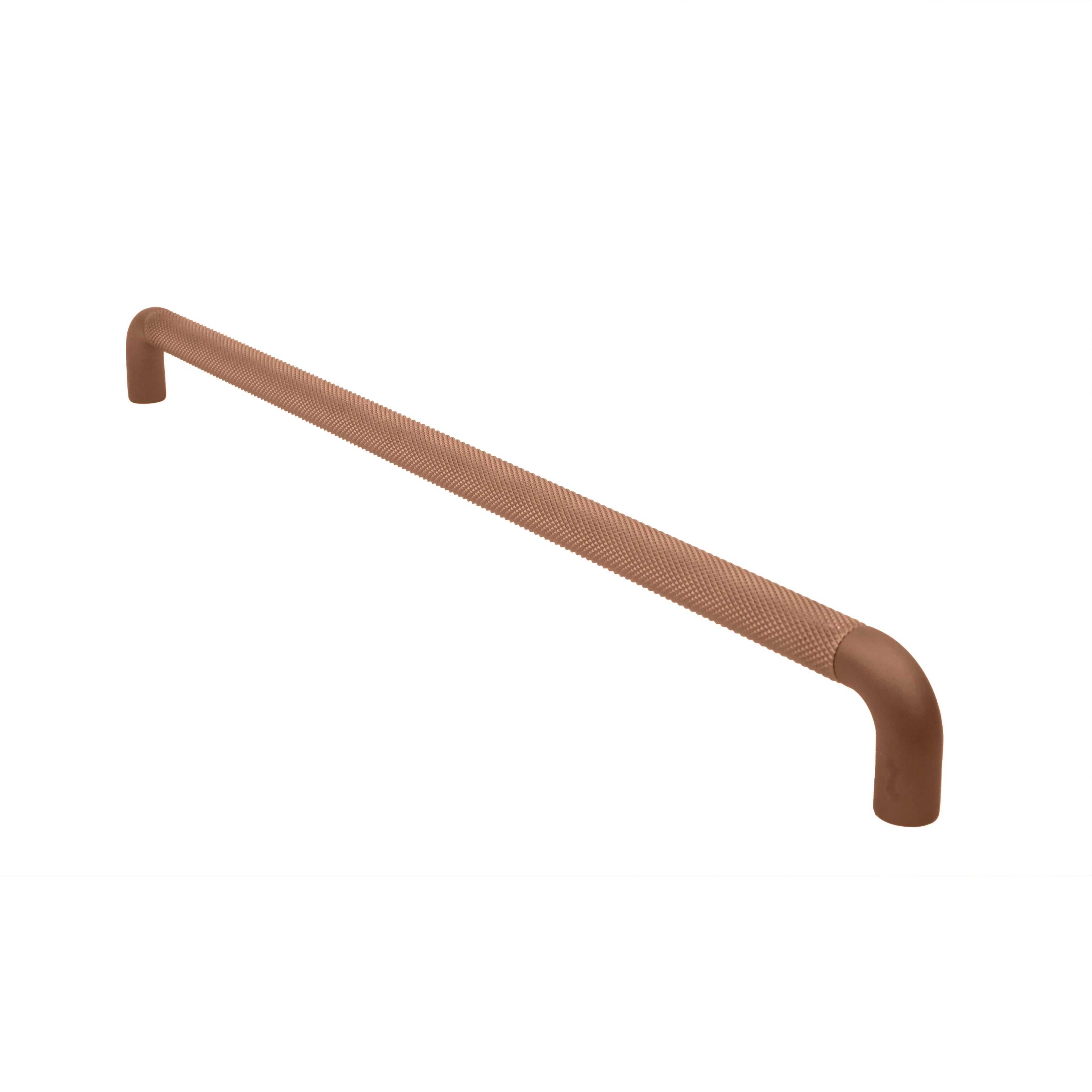 The Mantara AL-0001 Ornate Knurled Knob is a modern aluminium alloy knob in rose gold matte finish, ideal for doors and cabinets.