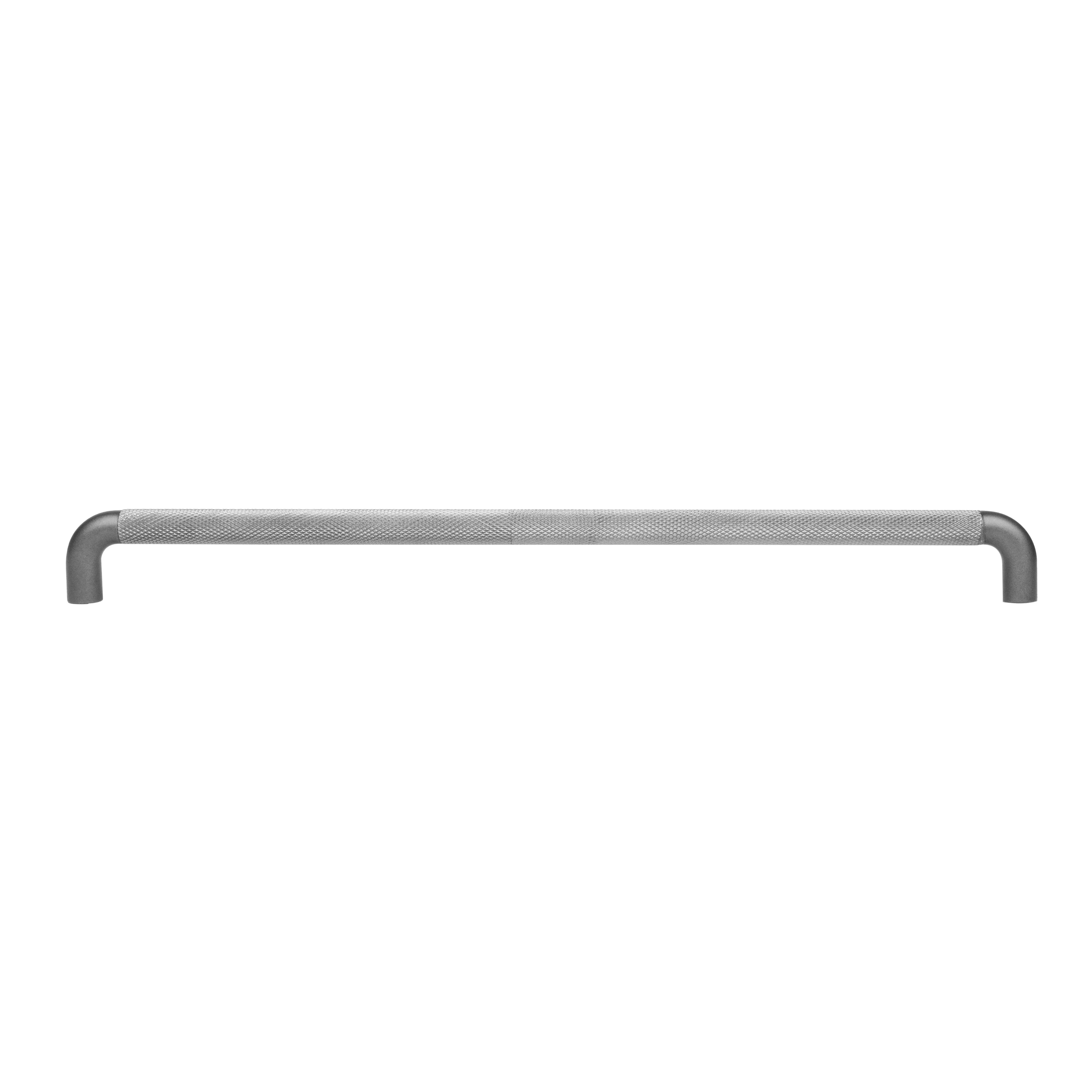 The Mantara AL-0001 Ornate Knurled Knob is a modern aluminium alloy knob in grey matte finish, ideal for doors and cabinets.