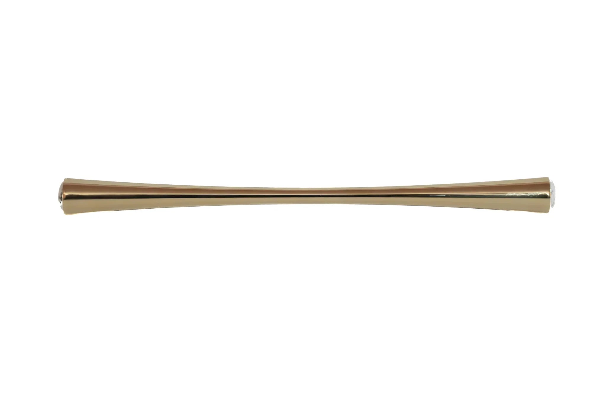 Mantara Palazzo Handle M-0014 is a modern marble & brass handle in gold+white, ideal for kitchen & dresser drawers.