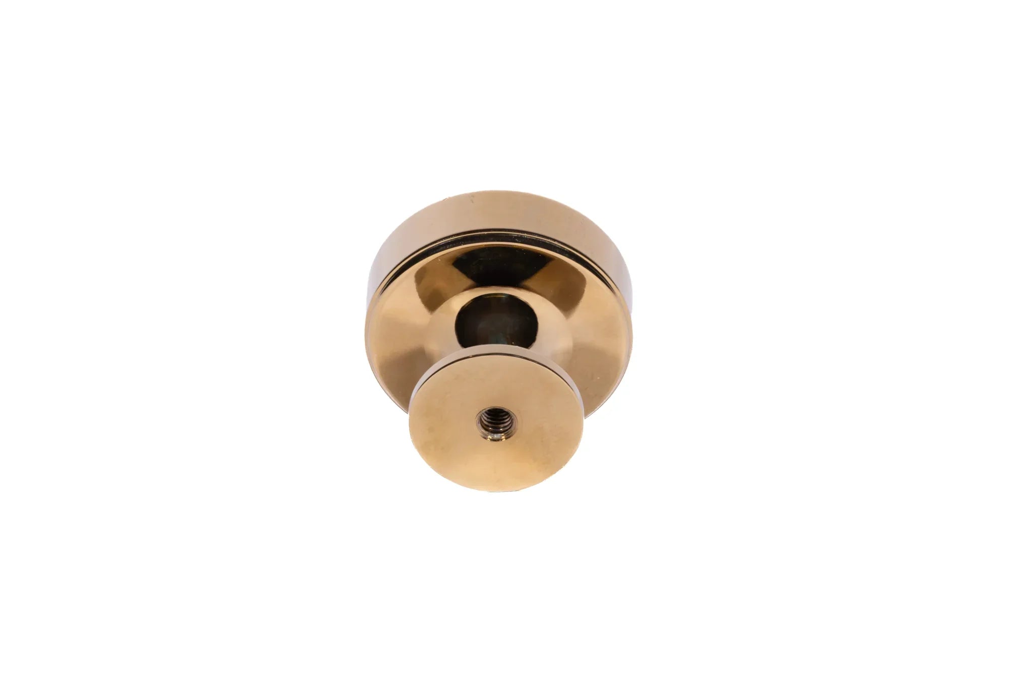 Mantara Palazzo Handle M-0014 is a modern marble & brass knob in gold+white, ideal for kitchen & dresser drawers.