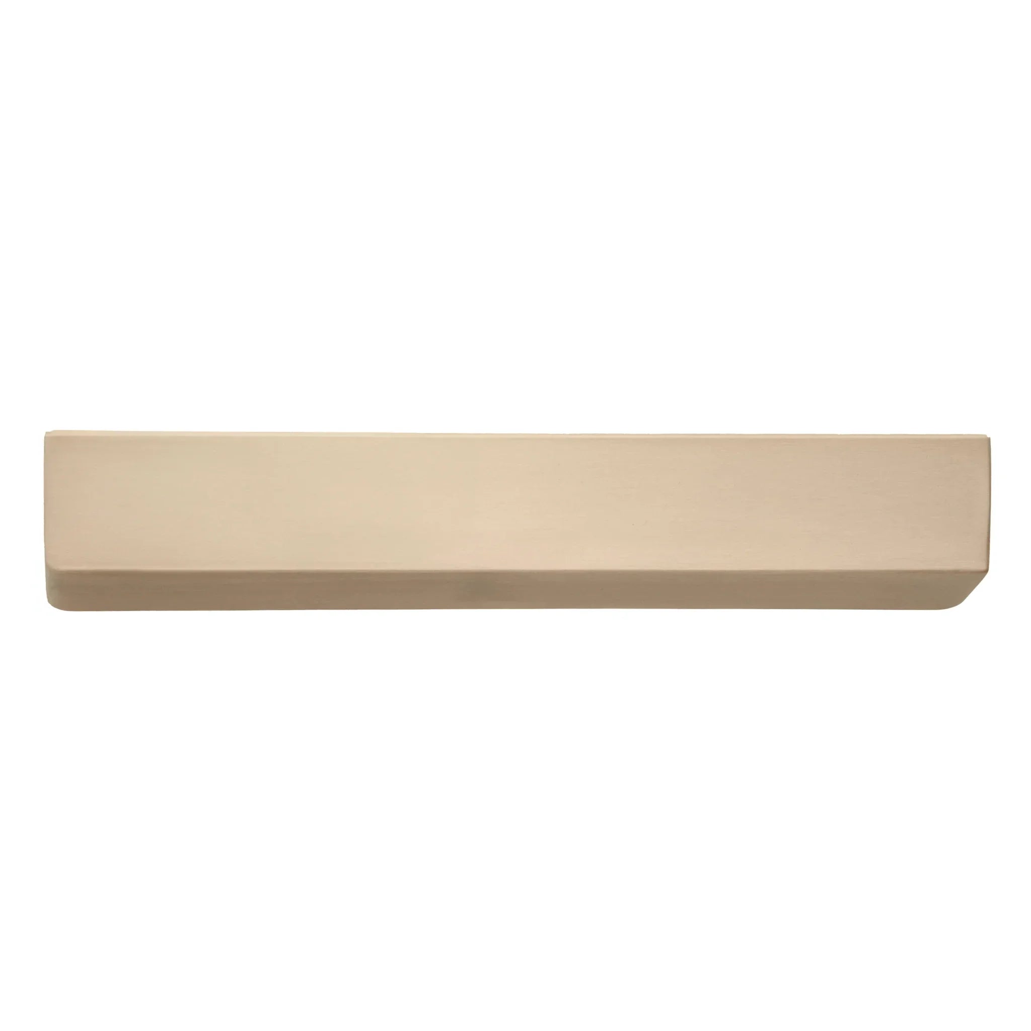 The Mantara B-0050 Panel Handle is a modern polished brass handle in gold, perfect for kitchens, drawers, and bedrooms.