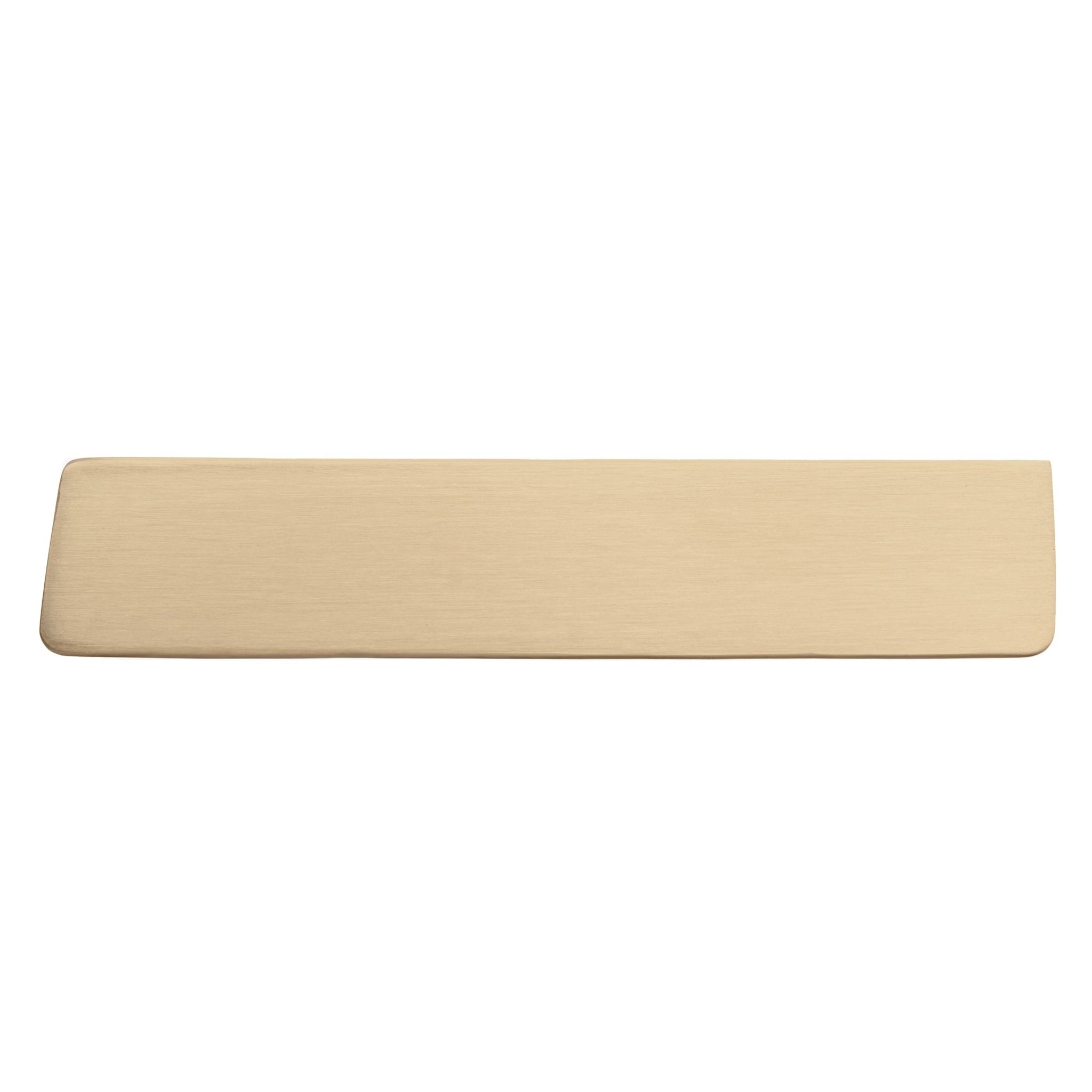 B-0050 solid brass cabinet pull handle, polished gold, sizes 217mm & 116mm, for kitchen drawers & wardrobes by Mantara