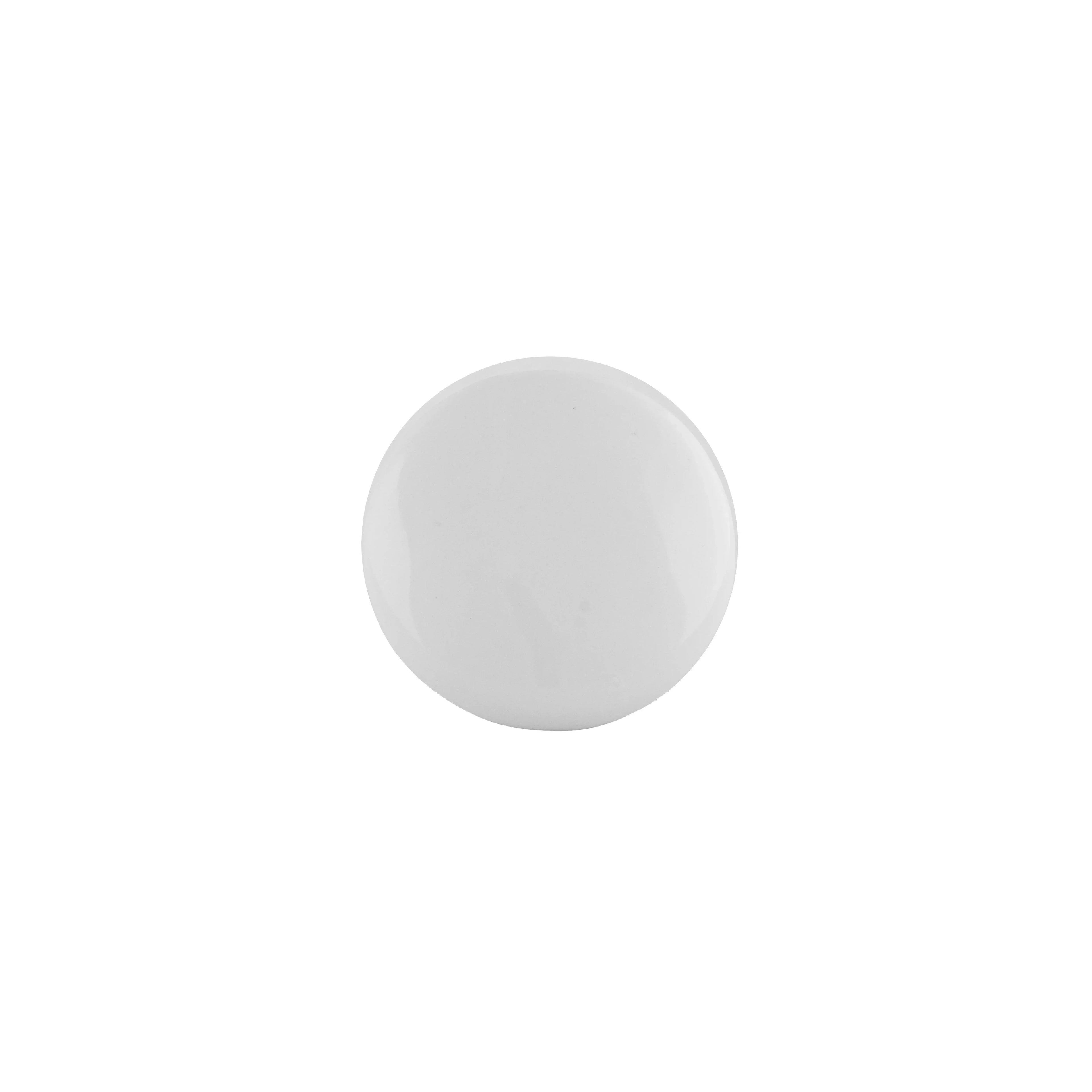 The Mantara CR-0005 Pebble Knob is a modern ceramic knob in white with a polished finish, ideal for wardrobes and drawers.
