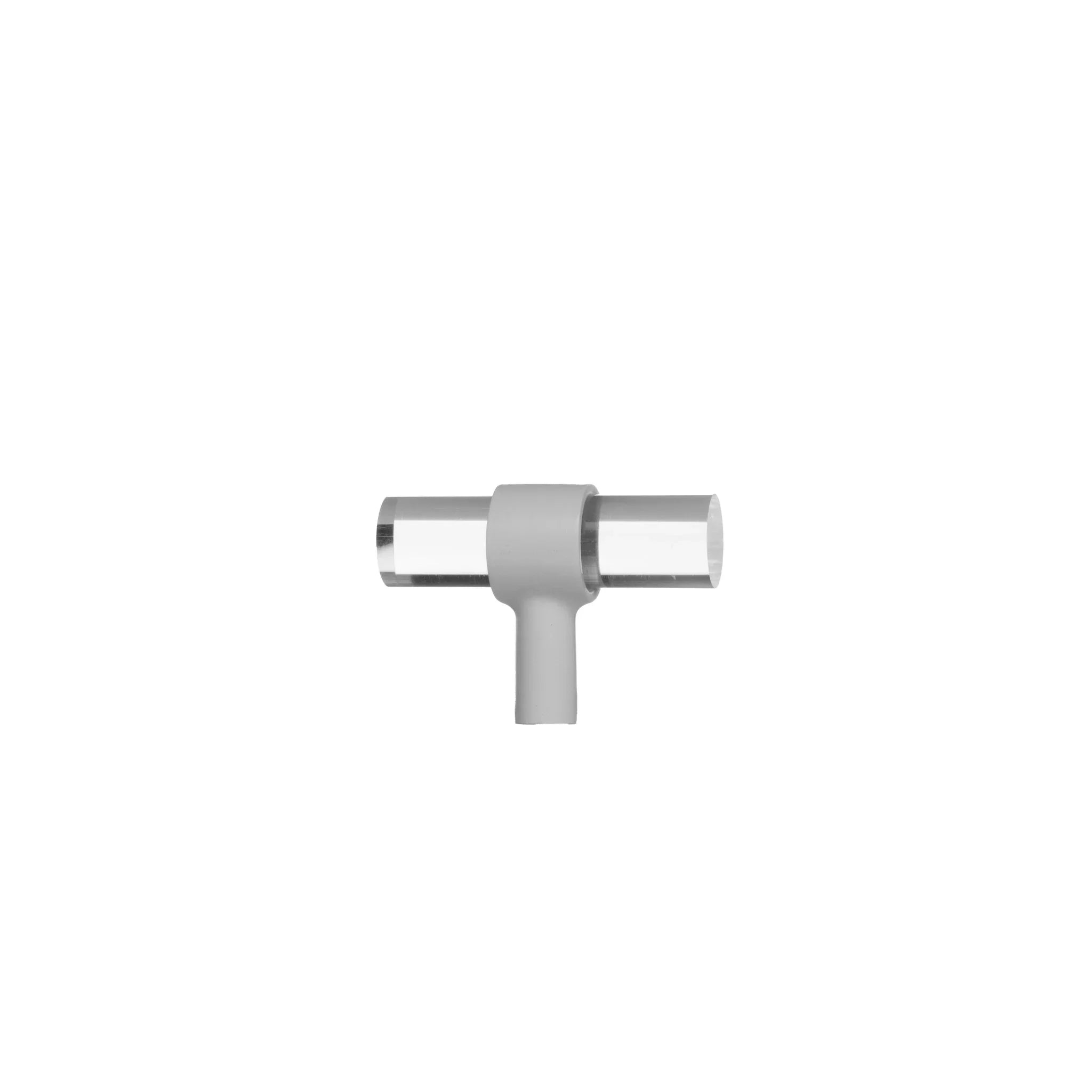 The Mantara A-0009 Petra III Handle is a modern white acrylic handle with polished finish, perfect for kitchens, cabinets, and wardrobes.