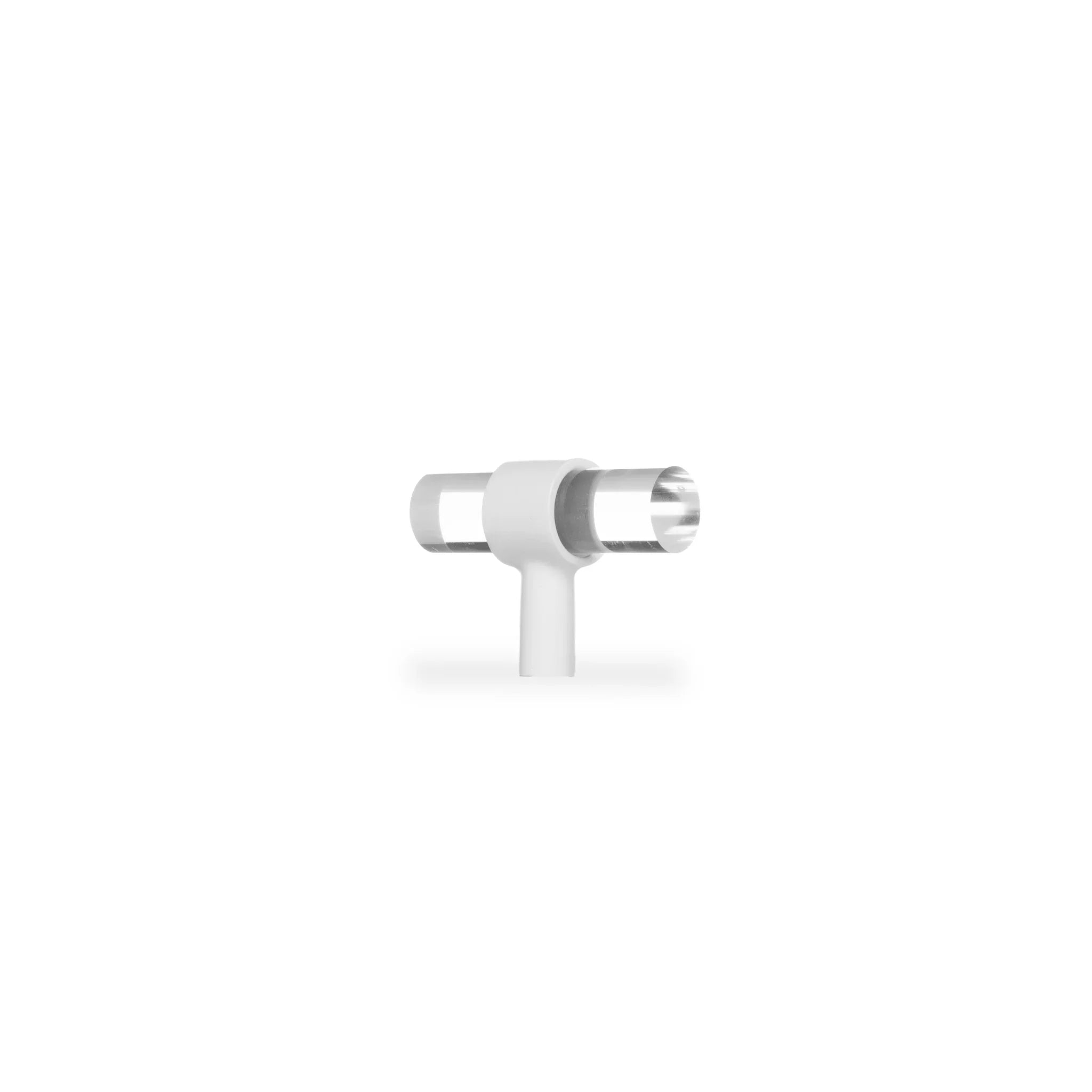 The Mantara A-0009 Petra III Handle is a modern white acrylic handle with polished finish, perfect for kitchens, cabinets, and wardrobes.