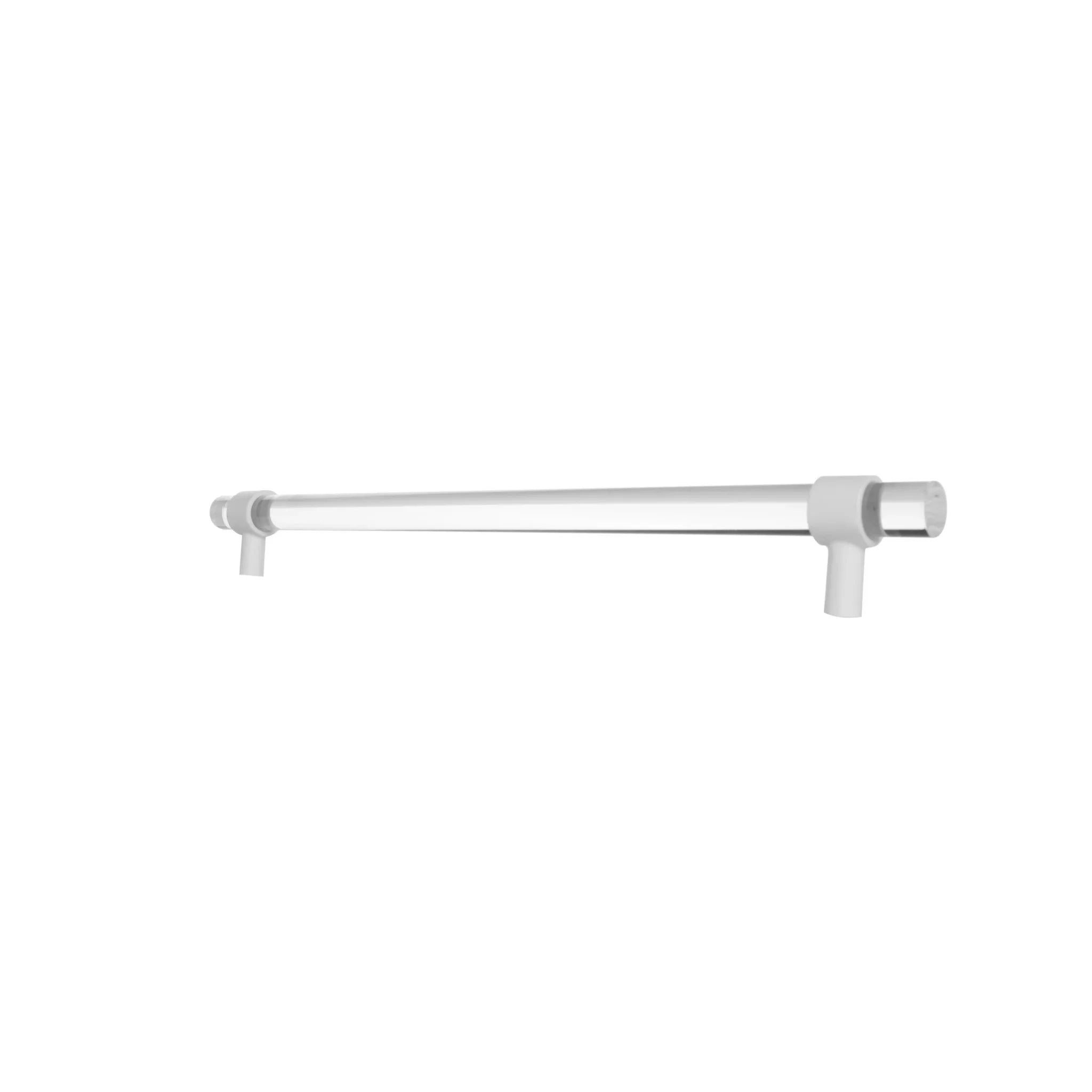 The Mantara A-0009 Petra III Handle is a modern white acrylic handle with polished finish, perfect for kitchens, cabinets, and wardrobes.