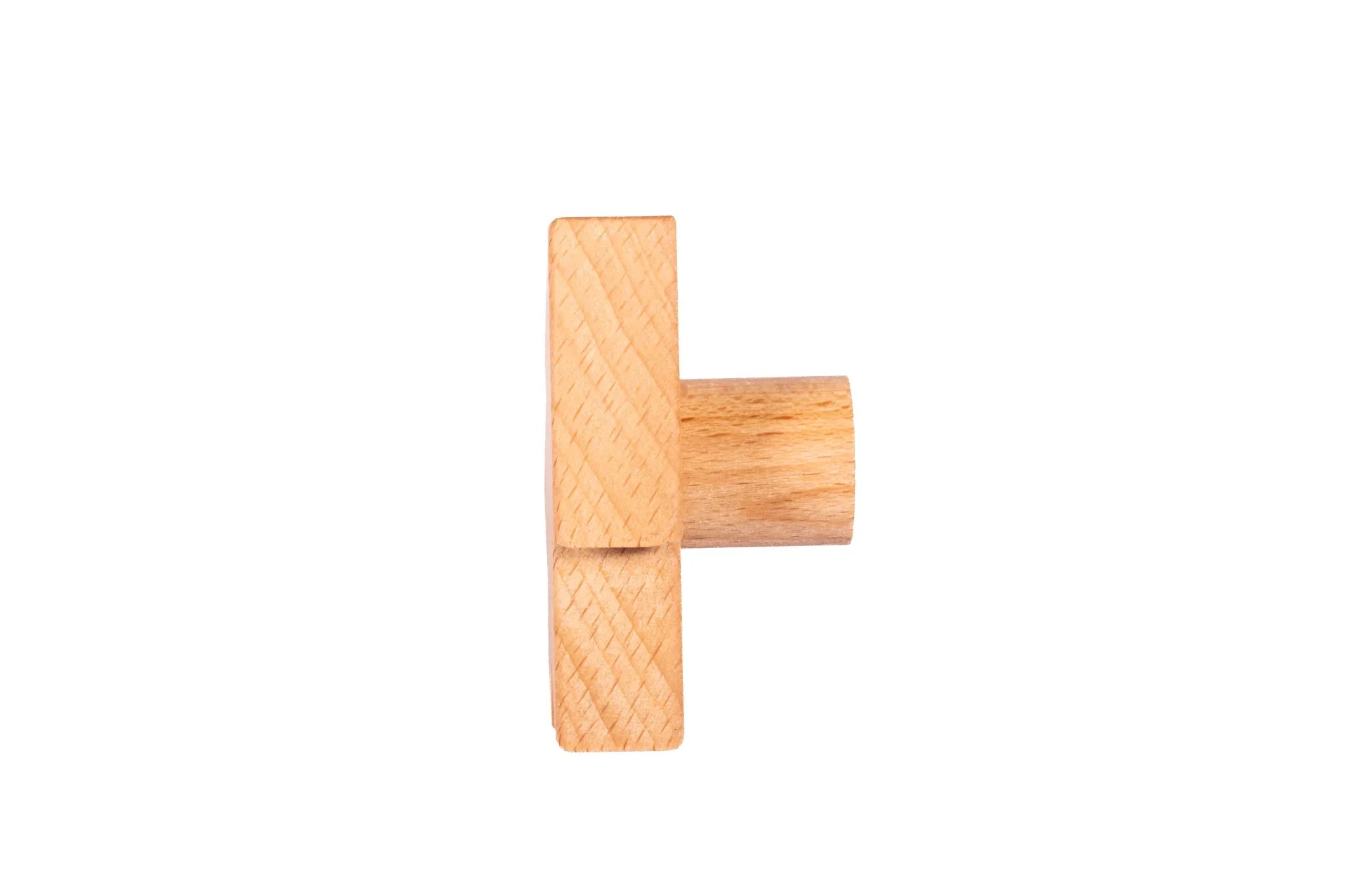 Mantara Pine Hook Knob W-0046 is a modern beech wood knob, ideal for kitchen drawers, dresser drawers.
