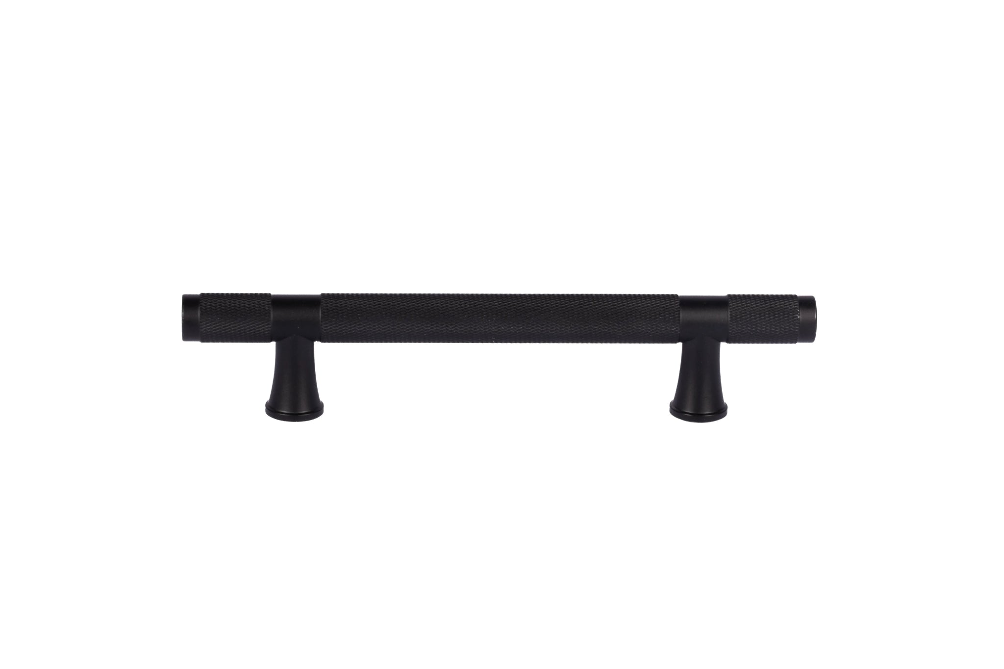 Pisa handle AL-0017, black aluminum, L133mm CC96mm, brushed finish, for wardrobes & cabinets by Mantara