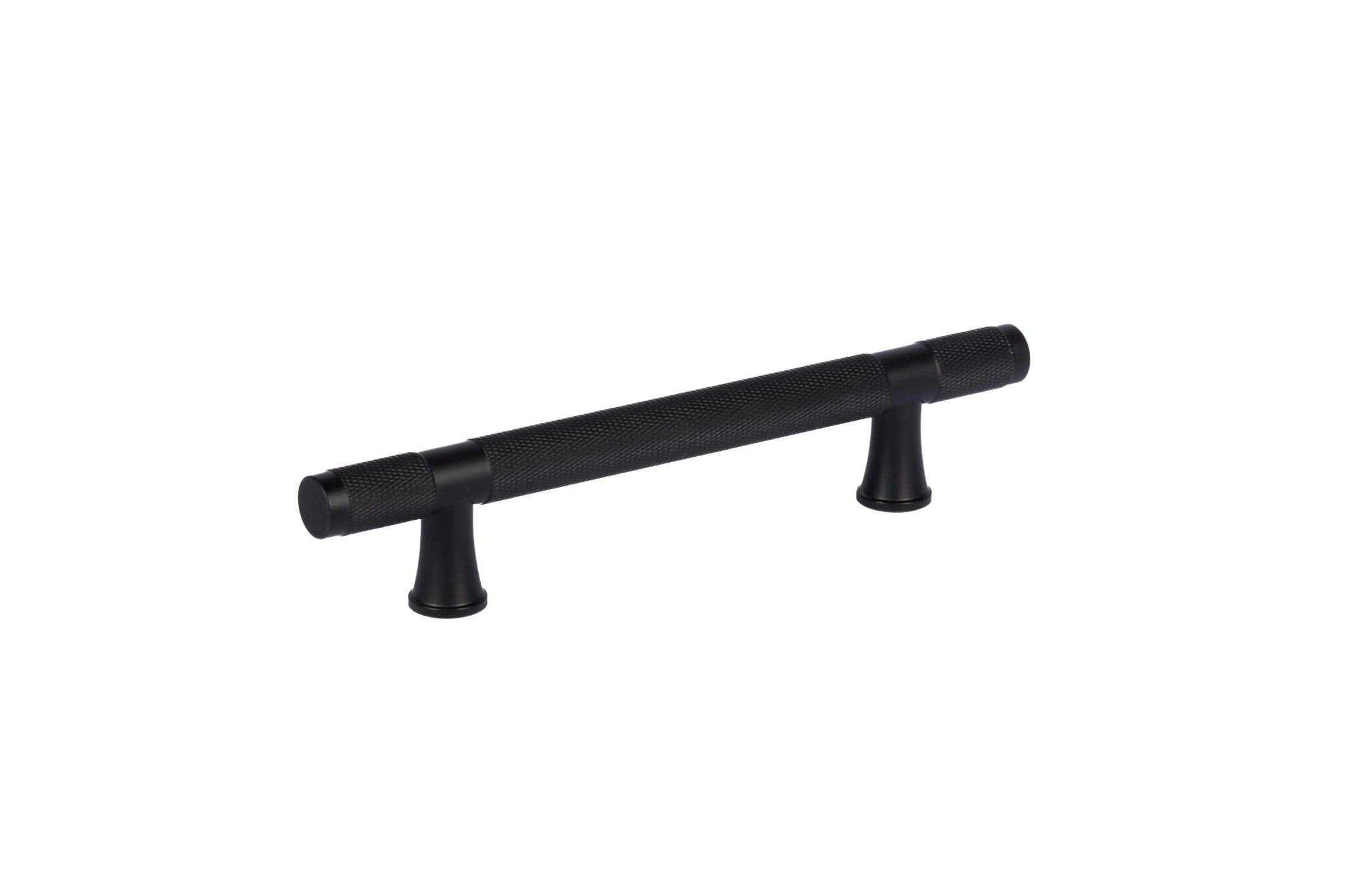 Pisa handle AL-0017, black aluminum, L133mm CC96mm, brushed finish, for wardrobes & cabinets by Mantara