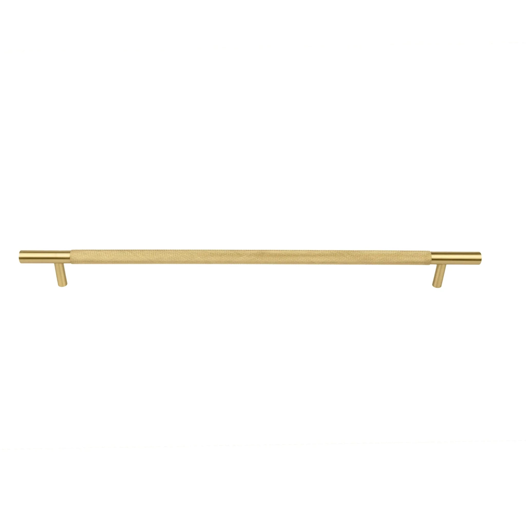 Mantara Pisa Knob B-0060 is a modern brushed brass handle in gold, ideal for wardrobes, cabinets, and main doors.