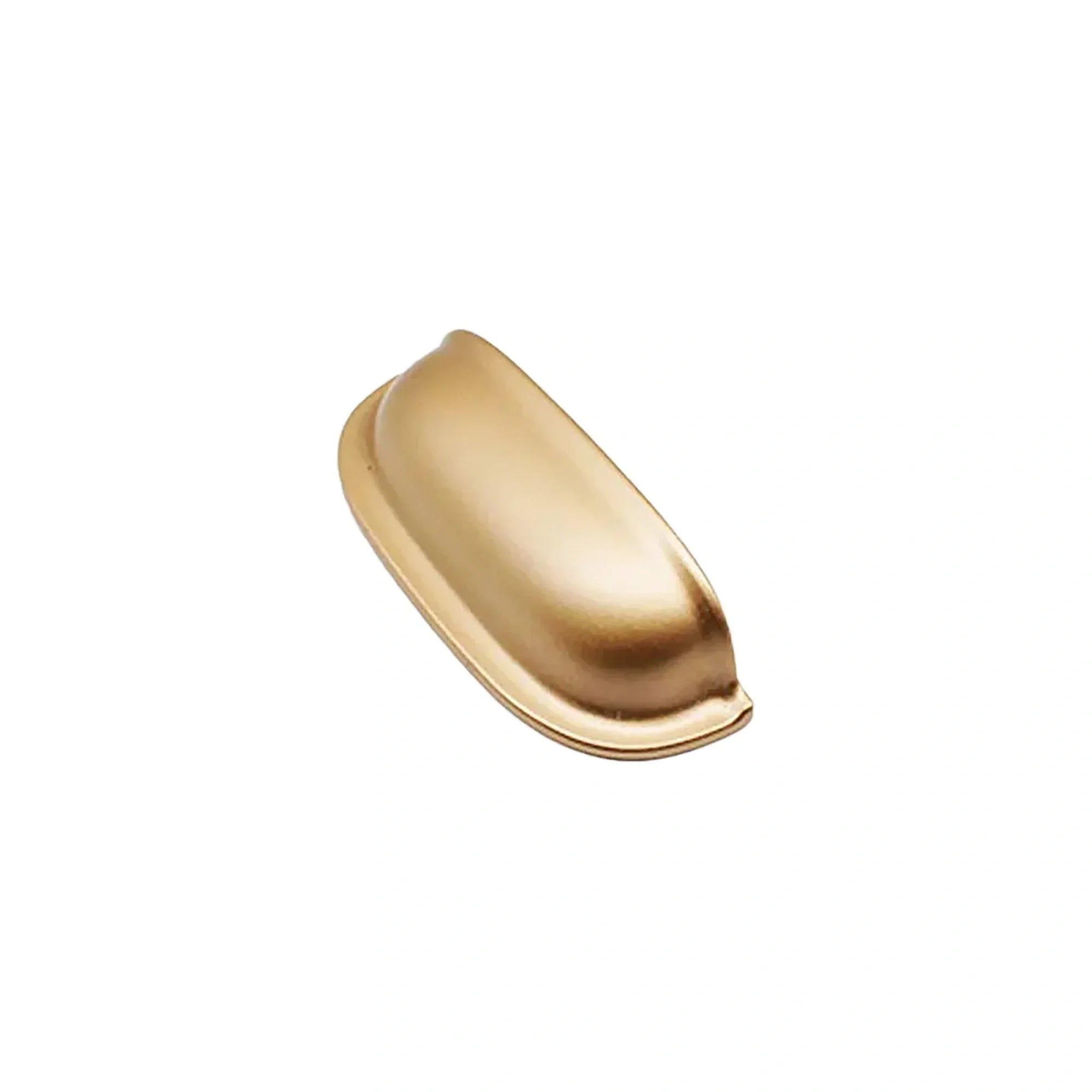 Mantara Portico Pull Knob Z-0004 is a modern zinc knob in matte gold ideal for drawers and cupboards.