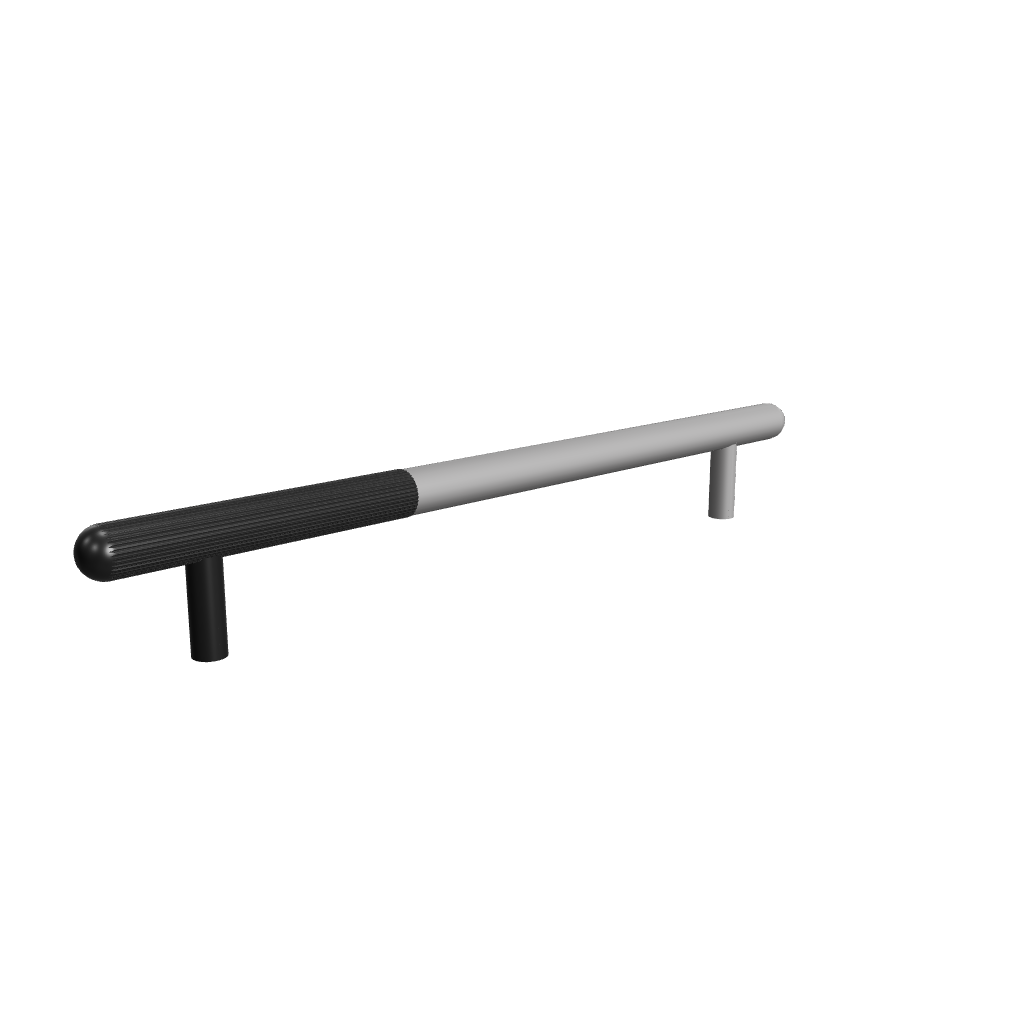 Urbane AL‑0003 bar handle – two-tone aluminum alloy in black & copper, sleek modern hardware for doors, drawers & cabinets by MANTARA