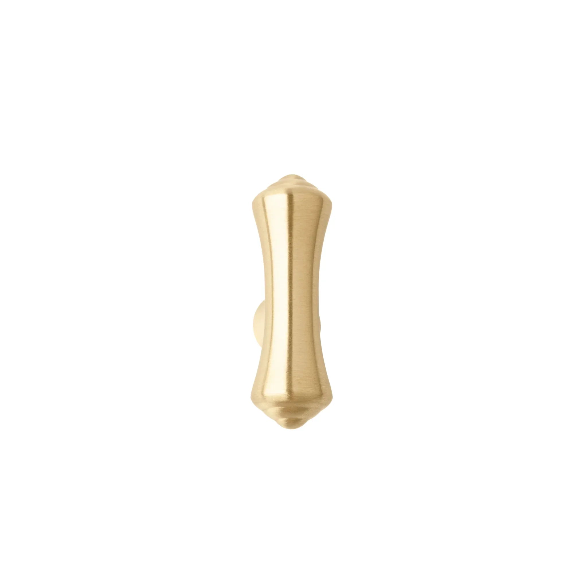 Mantara Raphael Handle B-0068 is a modern brushed brass handle in gold, ideal for kitchens, drawers, and wardrobes.