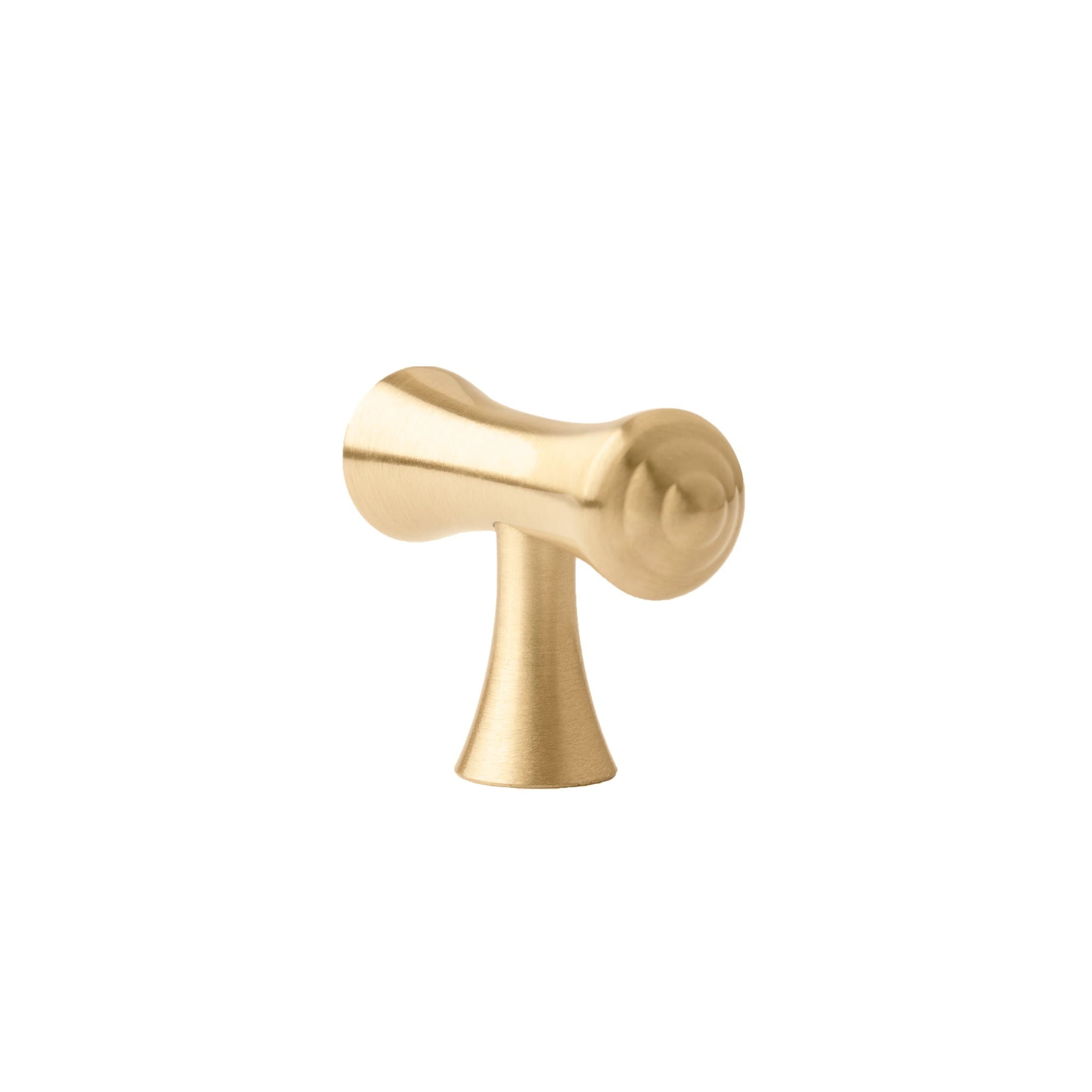 B‑0068 Raphael modern brass pull handle in brushed gold, available in 50 mm, 115 mm, 170 mm & 188 mm lengths, ideal for kitchen cabinets, drawers, wardrobes and bedroom furniture by Mantara.