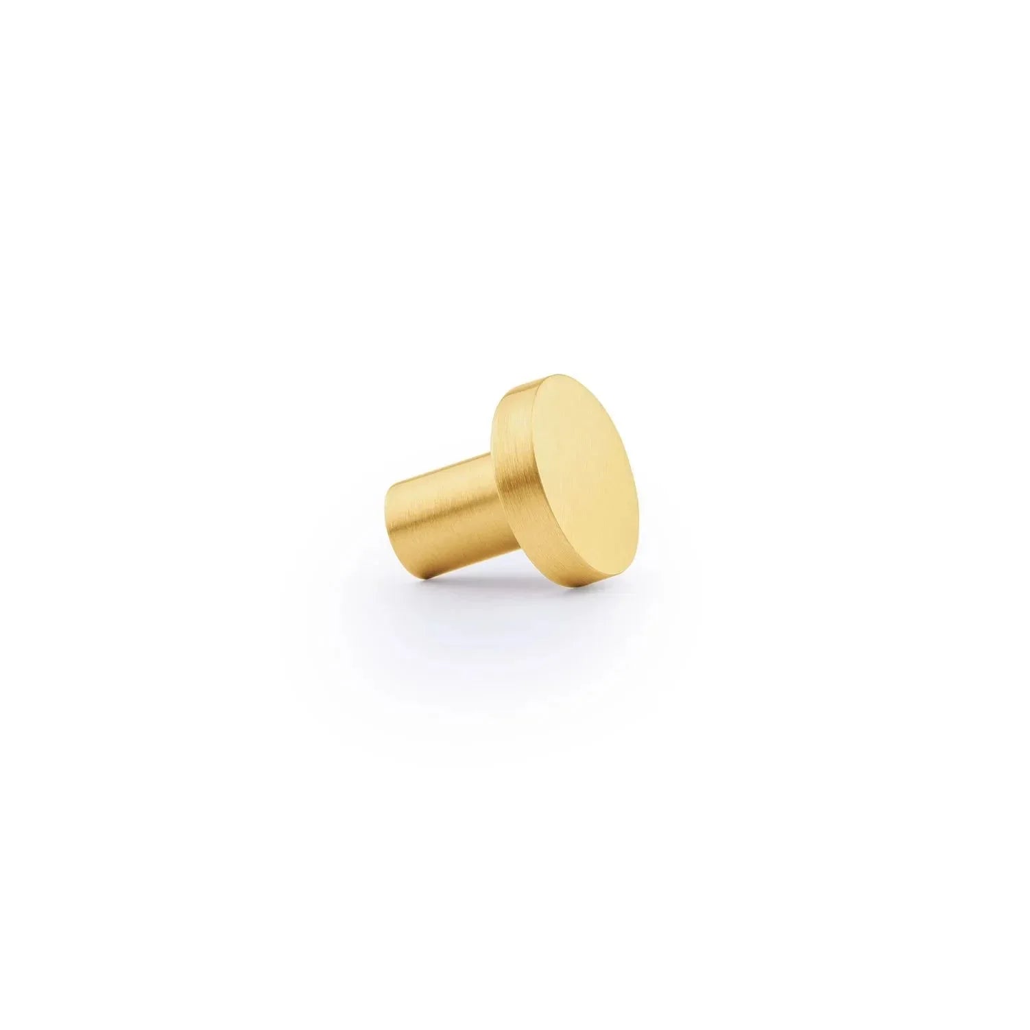 Mantara Regal Gold Knob B-0004 in brass, brushed finish, gold Ideal for furniture, cabinets, and doors.