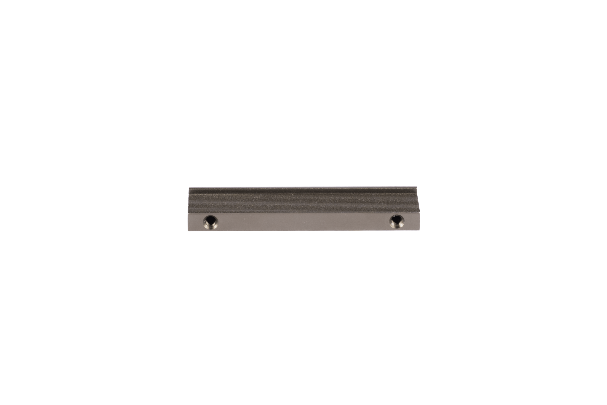 Rhea handle AL-0005, grey aluminum, L80mm CC64mm, brushed finish, for kitchen drawers & cabinets by Mantara