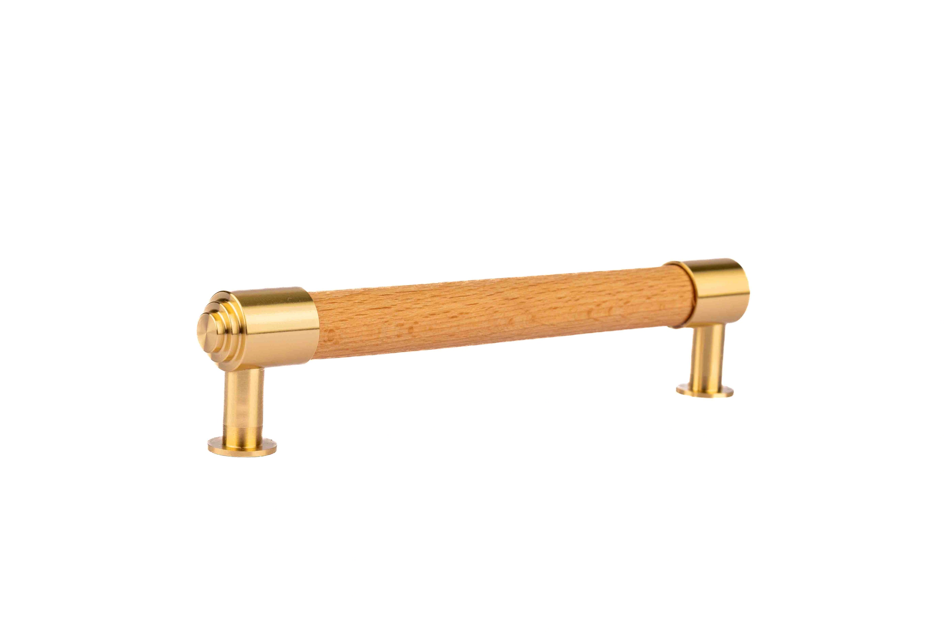 Mantara Sapience Handle W-0027 is a modern beech wooden handle, ideal for kitchen and dresser drawers.